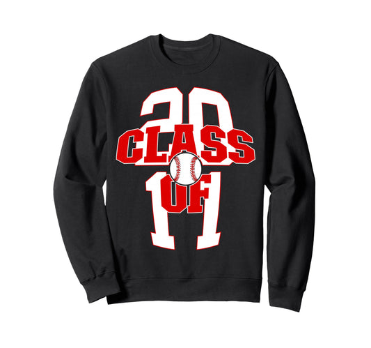 15 Years Class 2011 Baseball 15Th Sweatshirt - Unique Graphic Men Women - T-Shirt, Sweatshirt, Hoodie