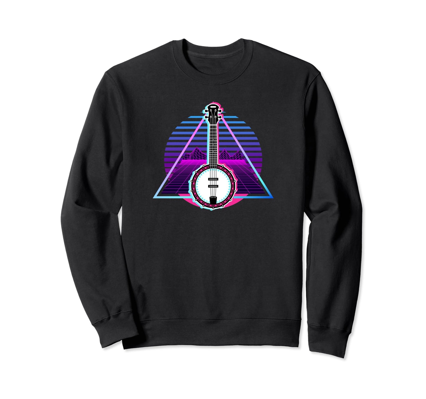 Nostalic 80S Futuristic Synthwave Sweatshirt - Novelty Apparel for Adults - T-Shirt, Sweatshirt, Hoodie
