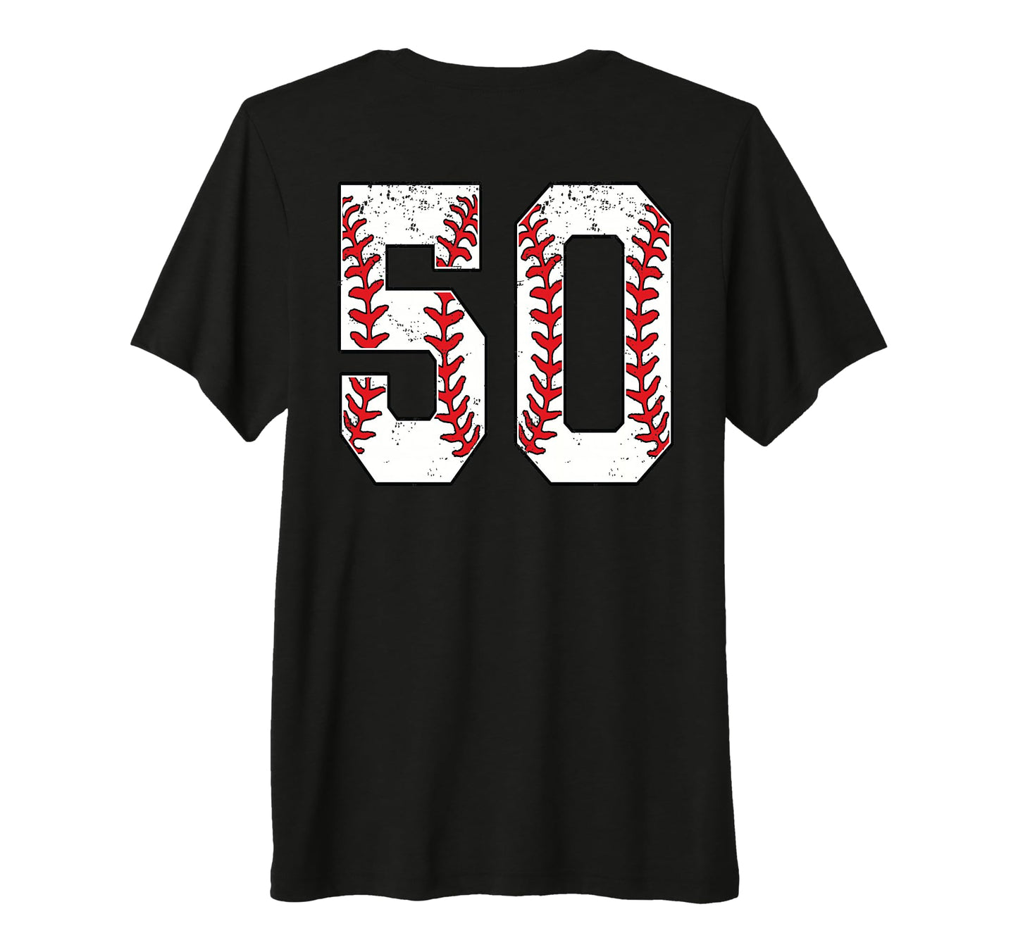 Number 50 Baseball Jersey Number 50 T-Shirt - Aesthetic Graphic Men Women - T-Shirt, Sweatshirt, Hoodie