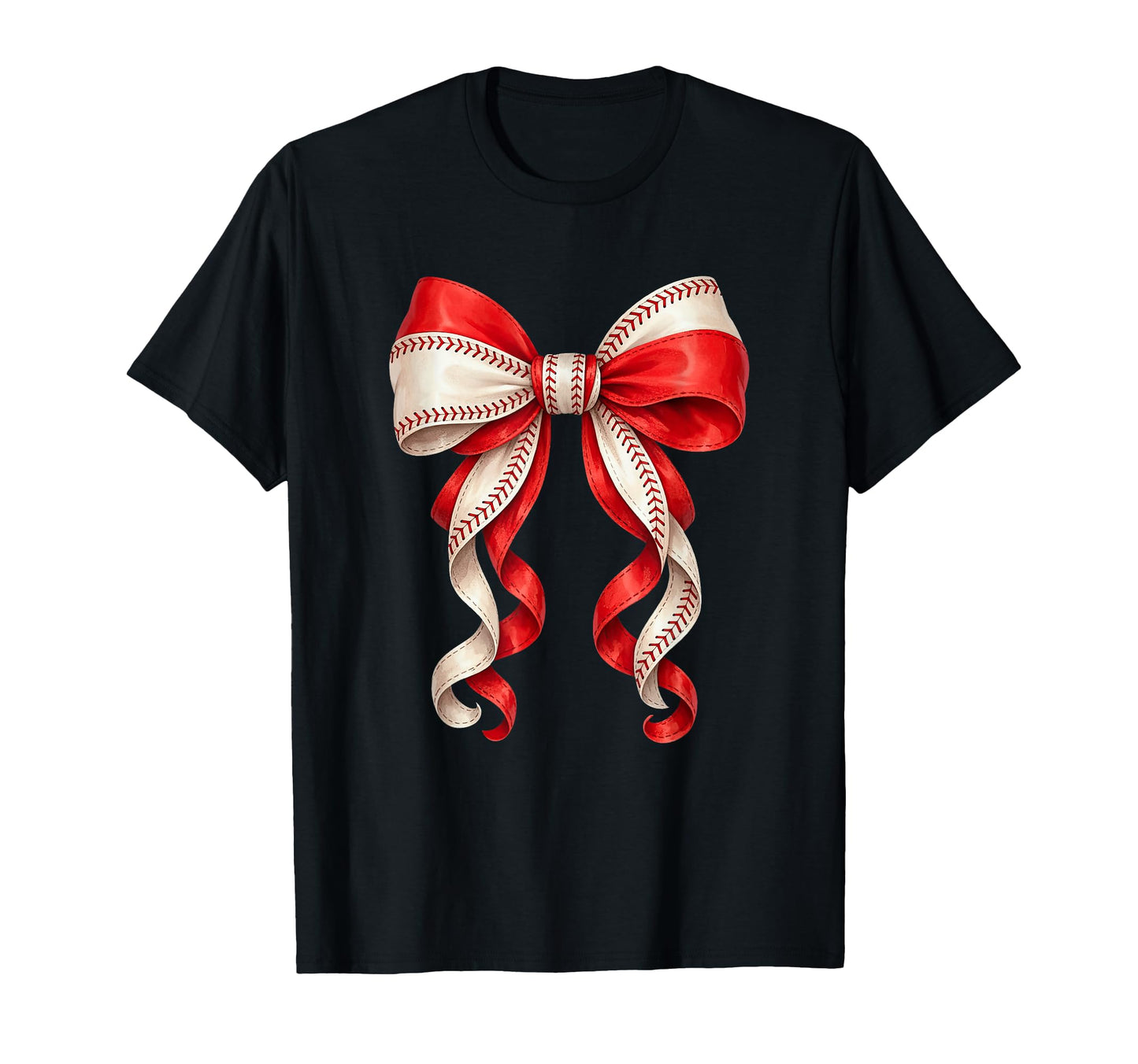 Baseball Season Coquette Bow Baseball Mom T-Shirt - Trendy Graphic Unisex - T-Shirt, Sweatshirt, Hoodie