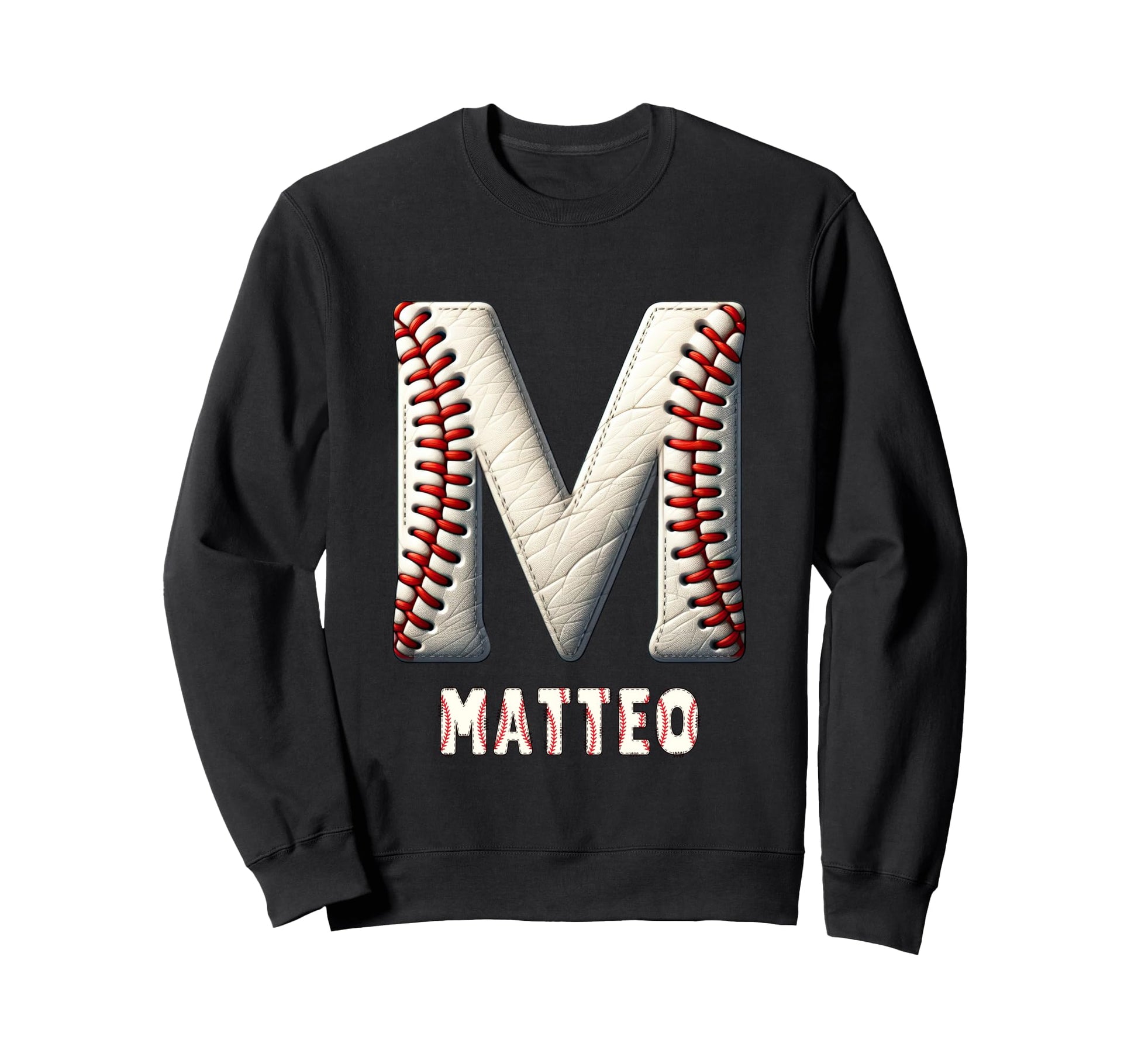 Baseball Home Run Alperen Initial Sweatshirt - Custom Art Print Men Women - T-Shirt, Sweatshirt, Hoodie
