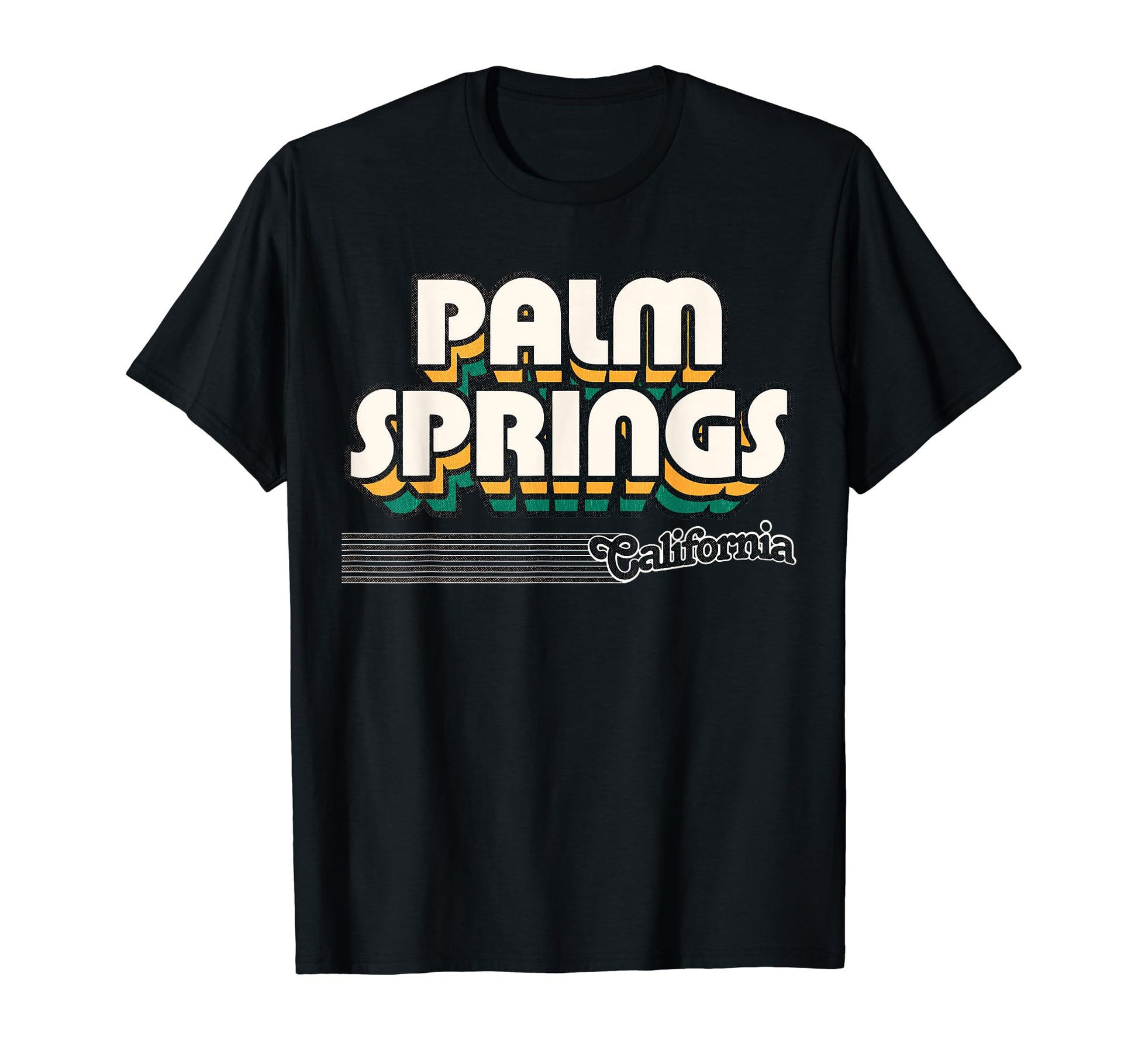 Palm Springs California Stripes T-Shirt - Trendy Graphic for Adults - T-Shirt, Sweatshirt, Hoodie