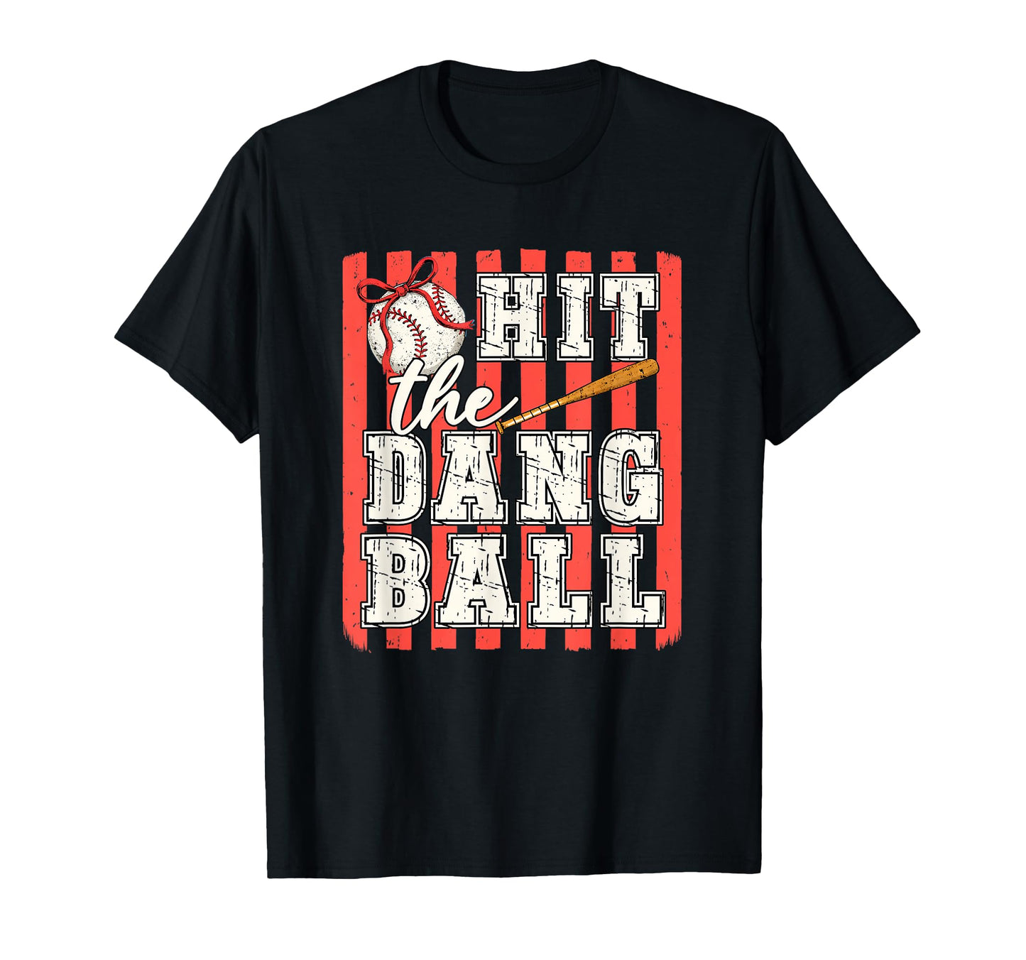 Baseball Mom Coquette Bow Game Day Hit T-Shirt - Streetwear Style Unisex - T-Shirt, Sweatshirt, Hoodie