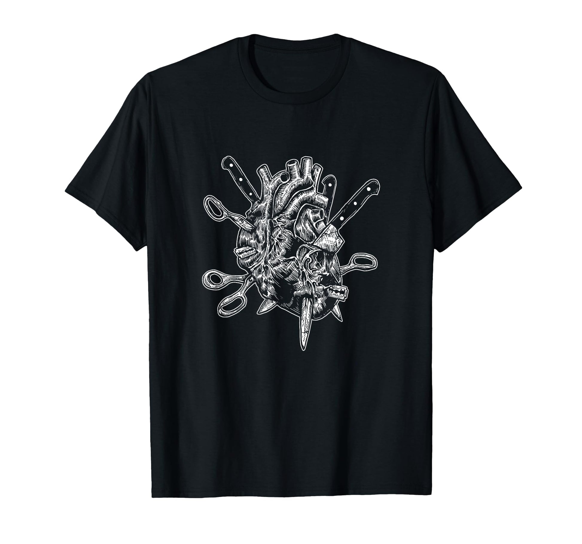 Hurt My Heart Gothic Art Y2K Emo T-Shirt - Unique Graphic for Adults - T-Shirt, Sweatshirt, Hoodie