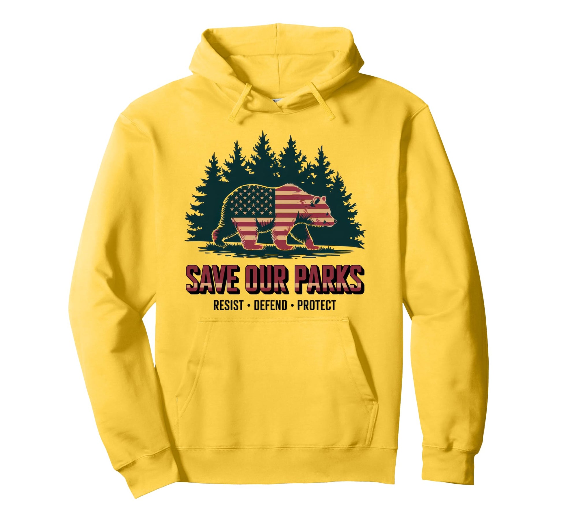 Save Our Parks Protect National Park Hoodie - Fun Novelty Design for Adults - T-Shirt, Sweatshirt, Hoodie