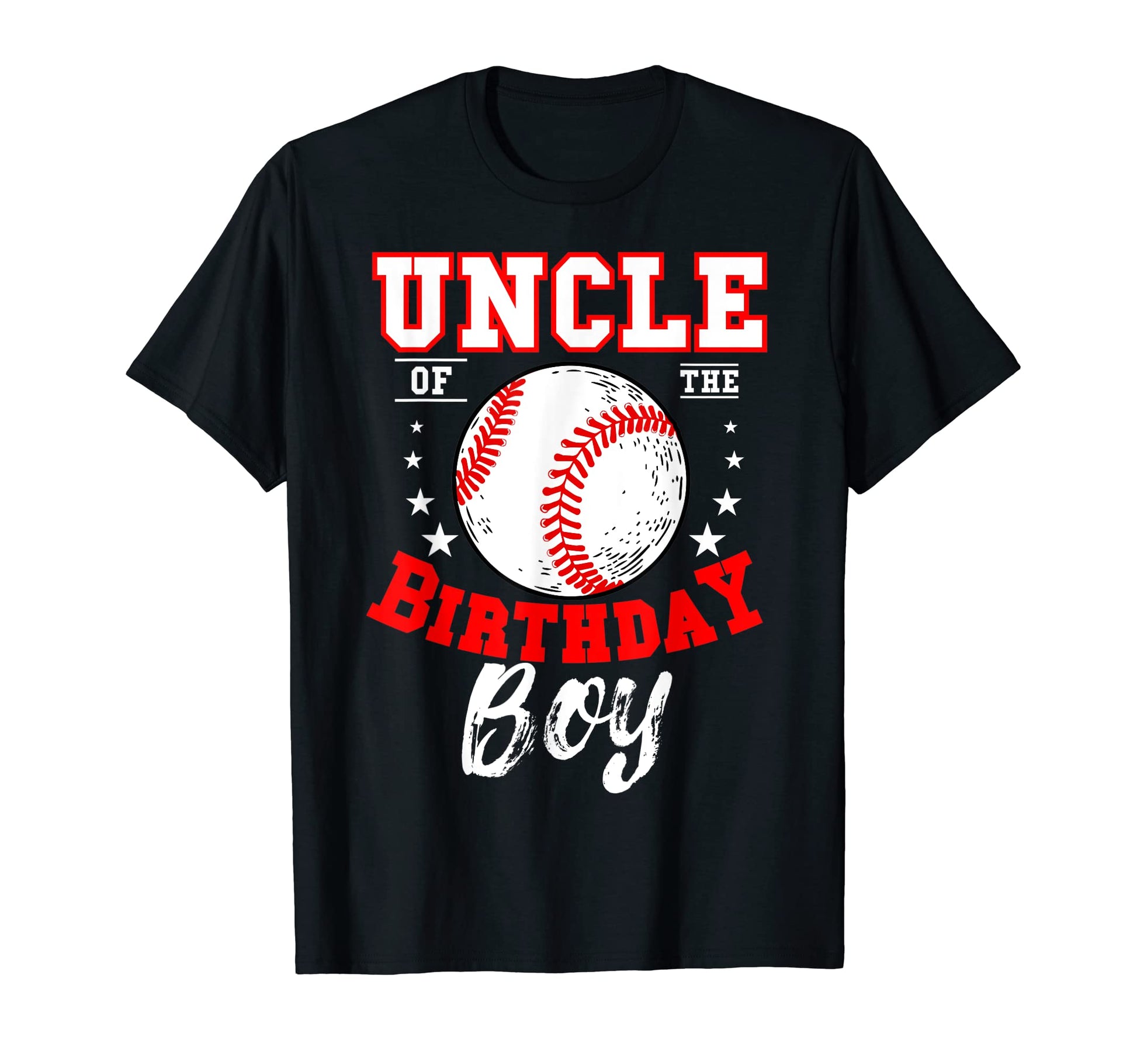 Uncle Birthday Baseball Theme Bday T-Shirt - Unique Graphic Men Women - T-Shirt, Sweatshirt, Hoodie