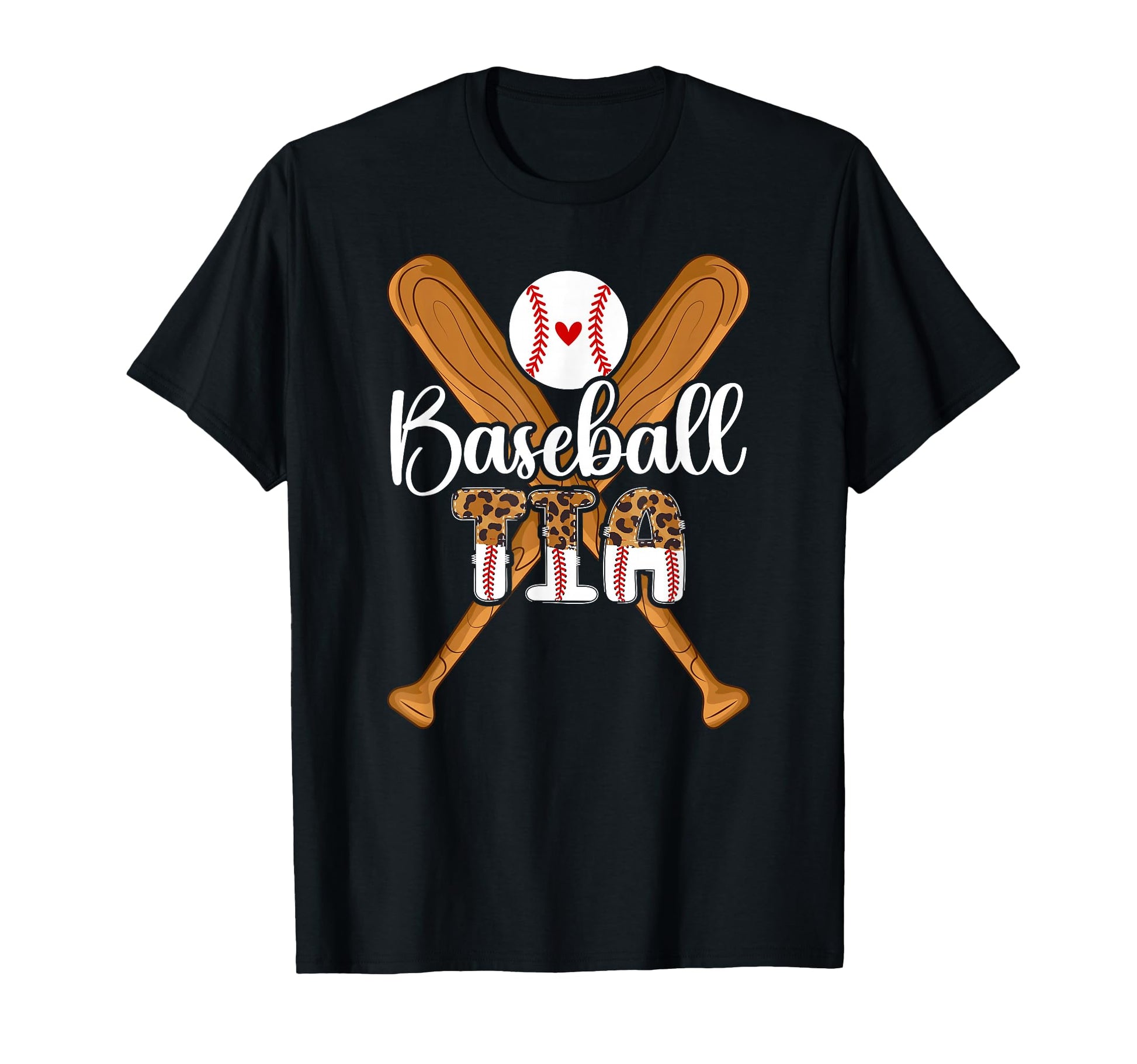 Baseball Tia Leopard Tia Baseball T-Shirt - Fun Novelty Design Men Women - T-Shirt, Sweatshirt, Hoodie