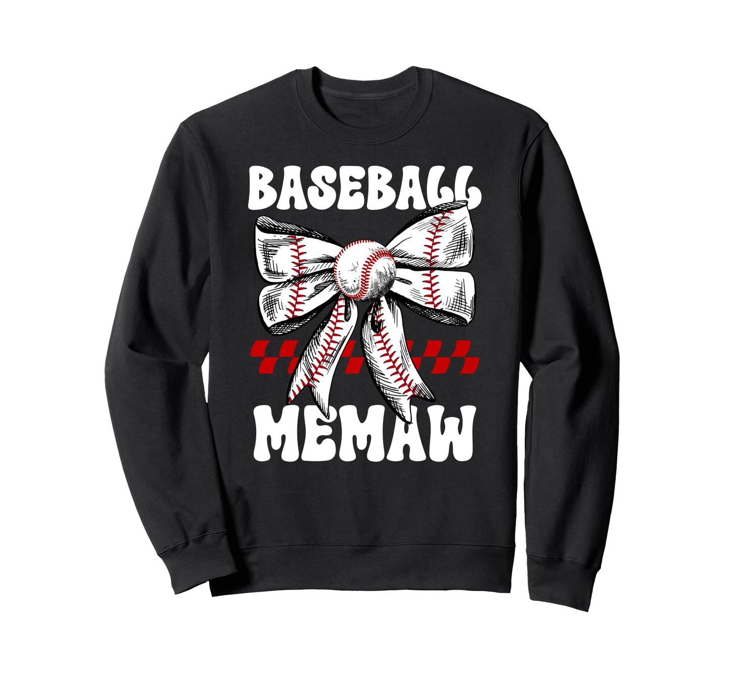 Baseball Memaw Coquette Memaw Sweatshirt - Custom Art Print for Adults - T-Shirt, Sweatshirt, Hoodie
