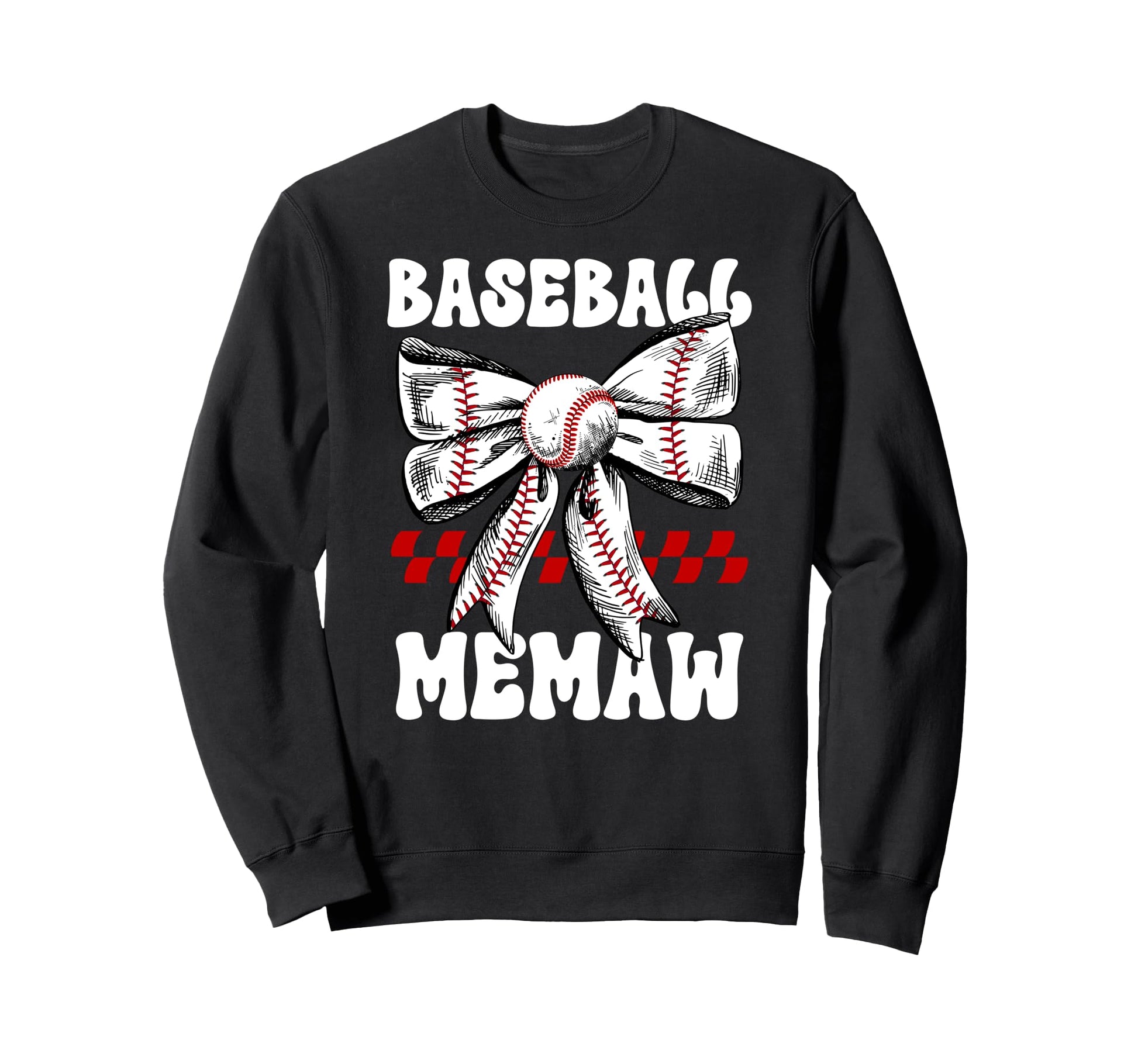 Baseball Memaw Coquette Memaw Sweatshirt - Custom Art Print for Adults - T-Shirt, Sweatshirt, Hoodie