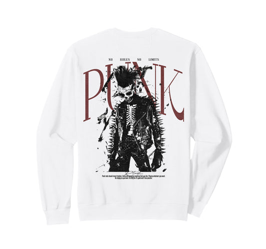 Back Y2K Streetwear Skull Sweatshirt - Novelty Apparel Men Women - T-Shirt, Sweatshirt, Hoodie