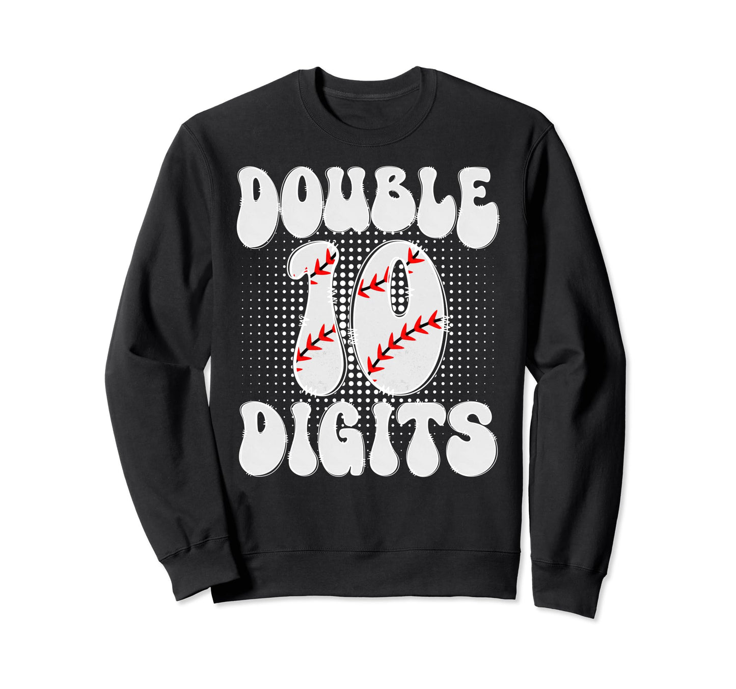 Double Digits 10Th Birthday Sweatshirt - Custom Art Print for Adults - T-Shirt, Sweatshirt, Hoodie