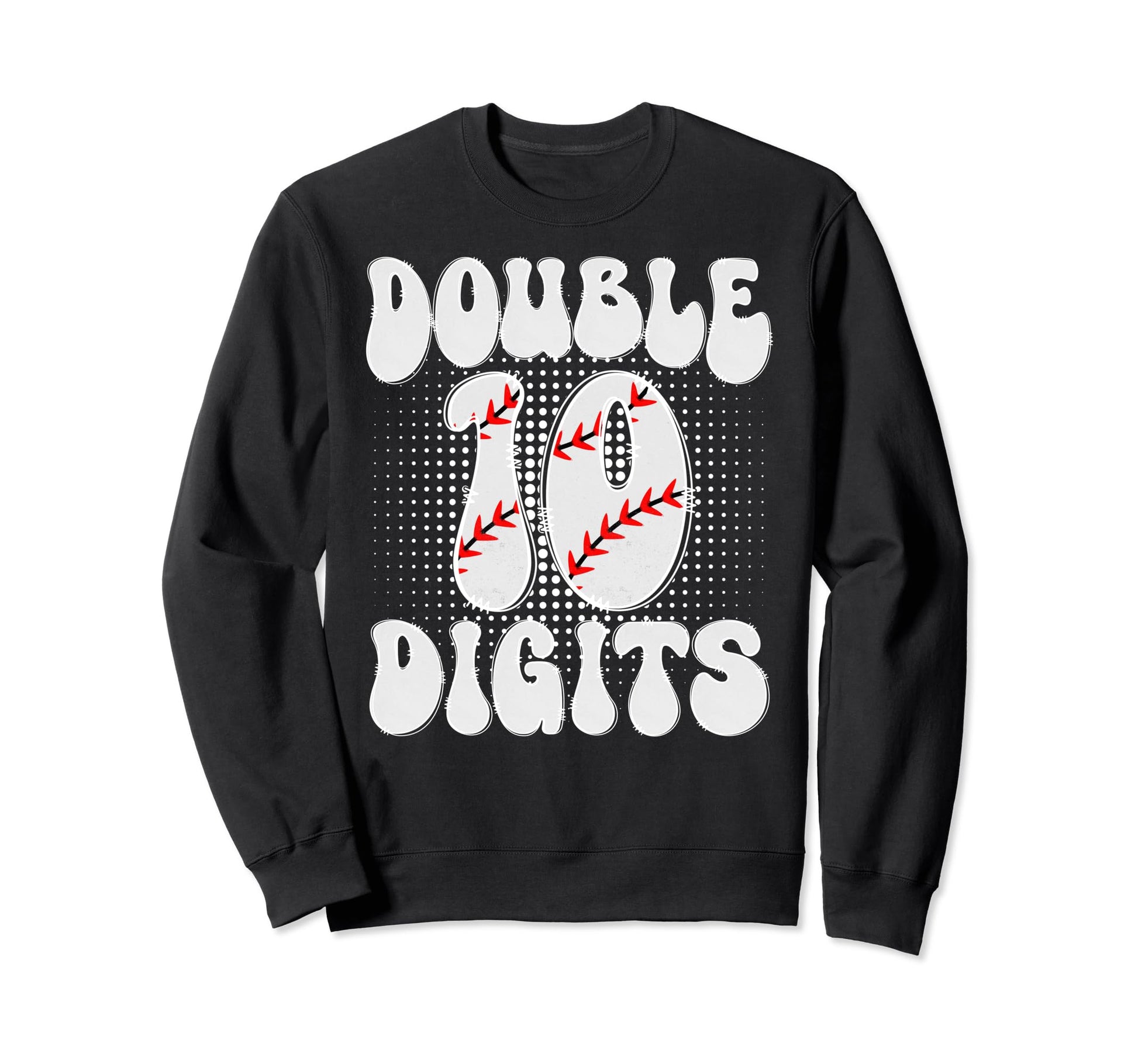 Double Digits 10Th Birthday Sweatshirt - Custom Art Print for Adults - T-Shirt, Sweatshirt, Hoodie
