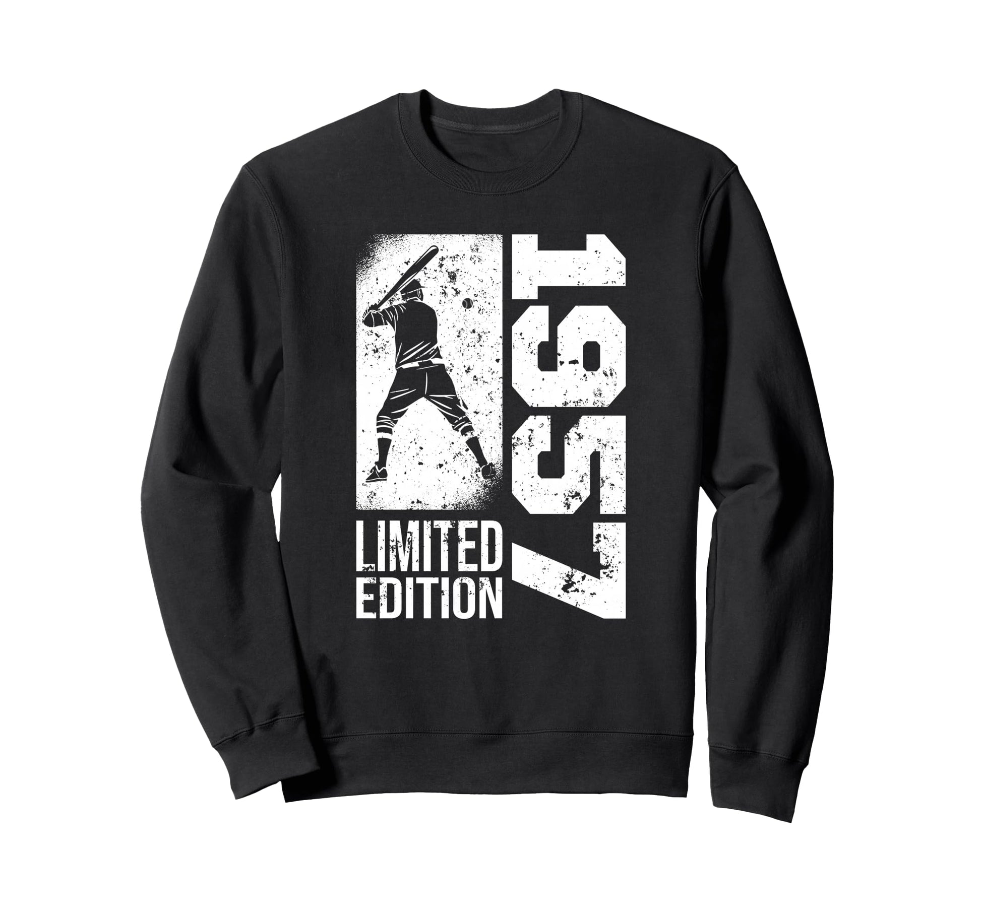 Baseball Player Born 1957 Birthday Sweatshirt - Graphic Print Unisex - T-Shirt, Sweatshirt, Hoodie
