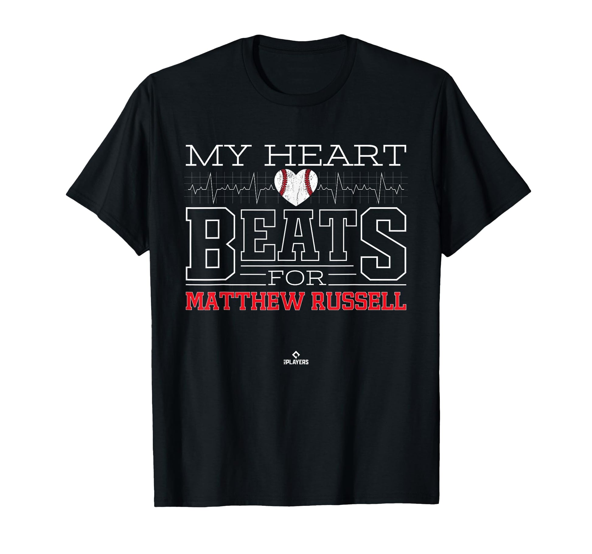 My Heart Beats Matthew Russell Prospect T-Shirt - Novelty Apparel Unisex - T-Shirt, Sweatshirt, Hoodie