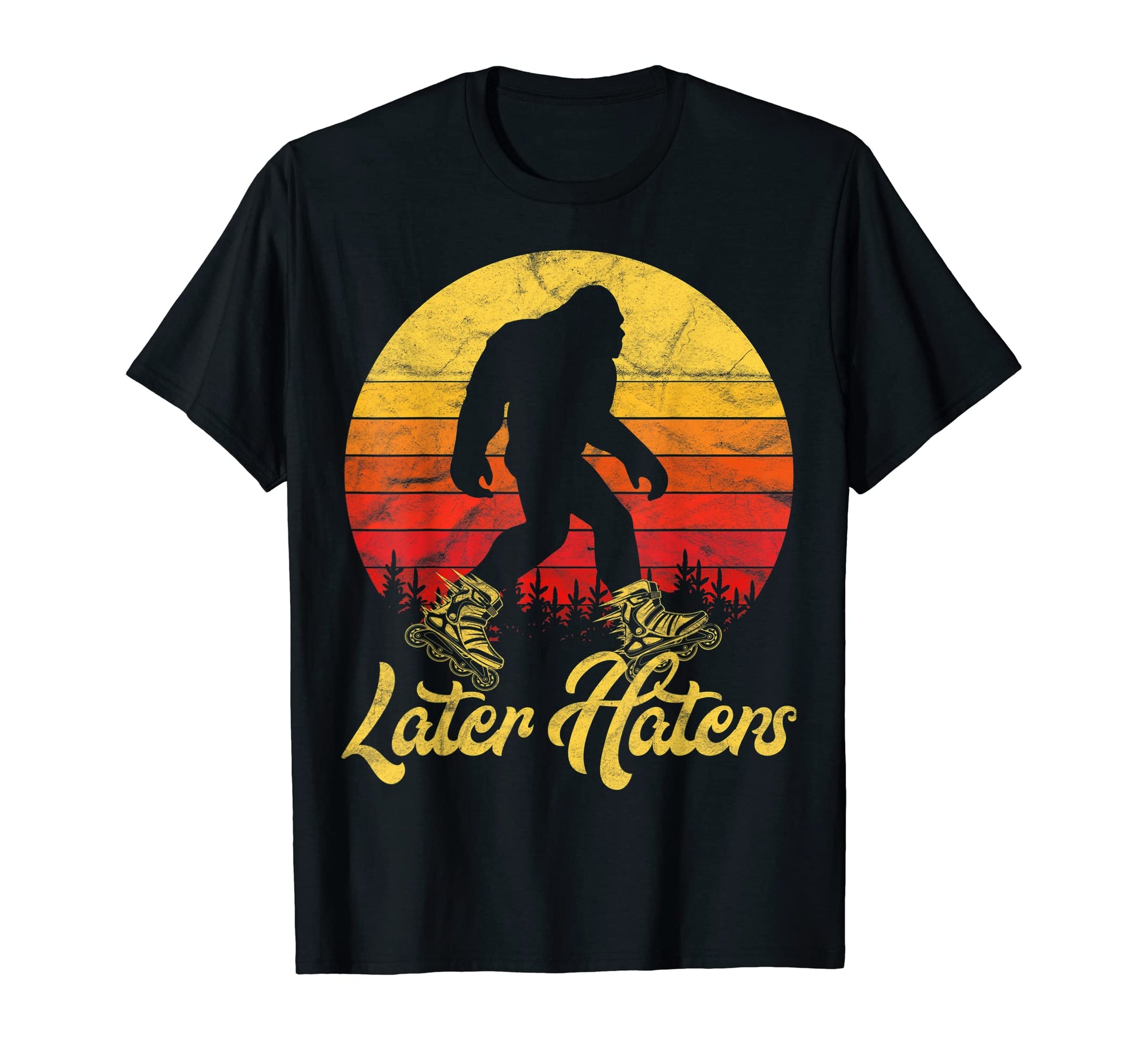 Jam Skating Bigfoot Roller Skating T-Shirt - Custom Art Print Unisex - T-Shirt, Sweatshirt, Hoodie