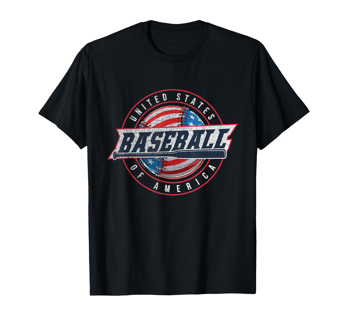 4Th July Baseball American Flag Teens T-Shirt - Streetwear Style Men Women - T-Shirt, Sweatshirt, Hoodie