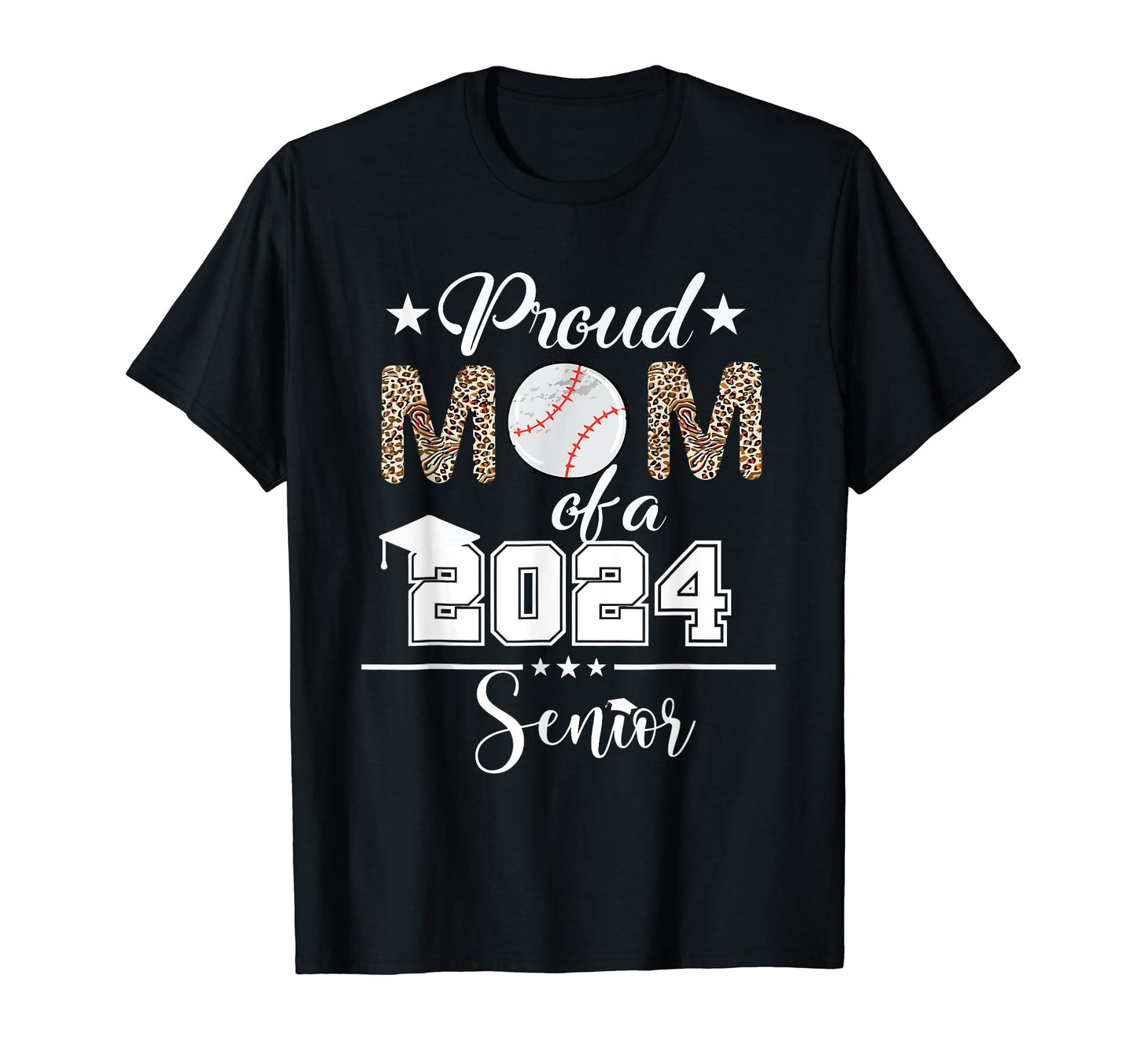 Womens Proud Mom 2024 Senior Class T-Shirt - Custom Art Print Men Women - T-Shirt, Sweatshirt, Hoodie
