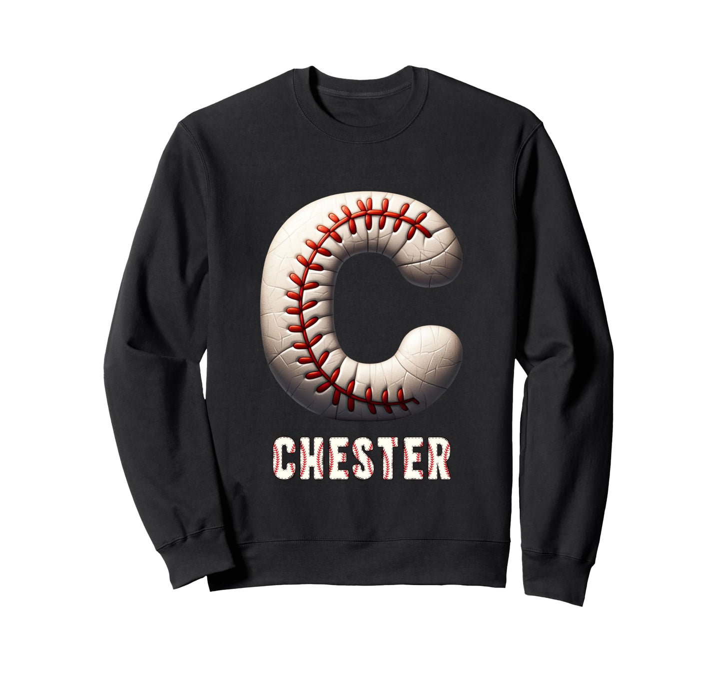 Baseball Home Run Emilian Initial Sweatshirt - Minimalist Print Men Women - T-Shirt, Sweatshirt, Hoodie