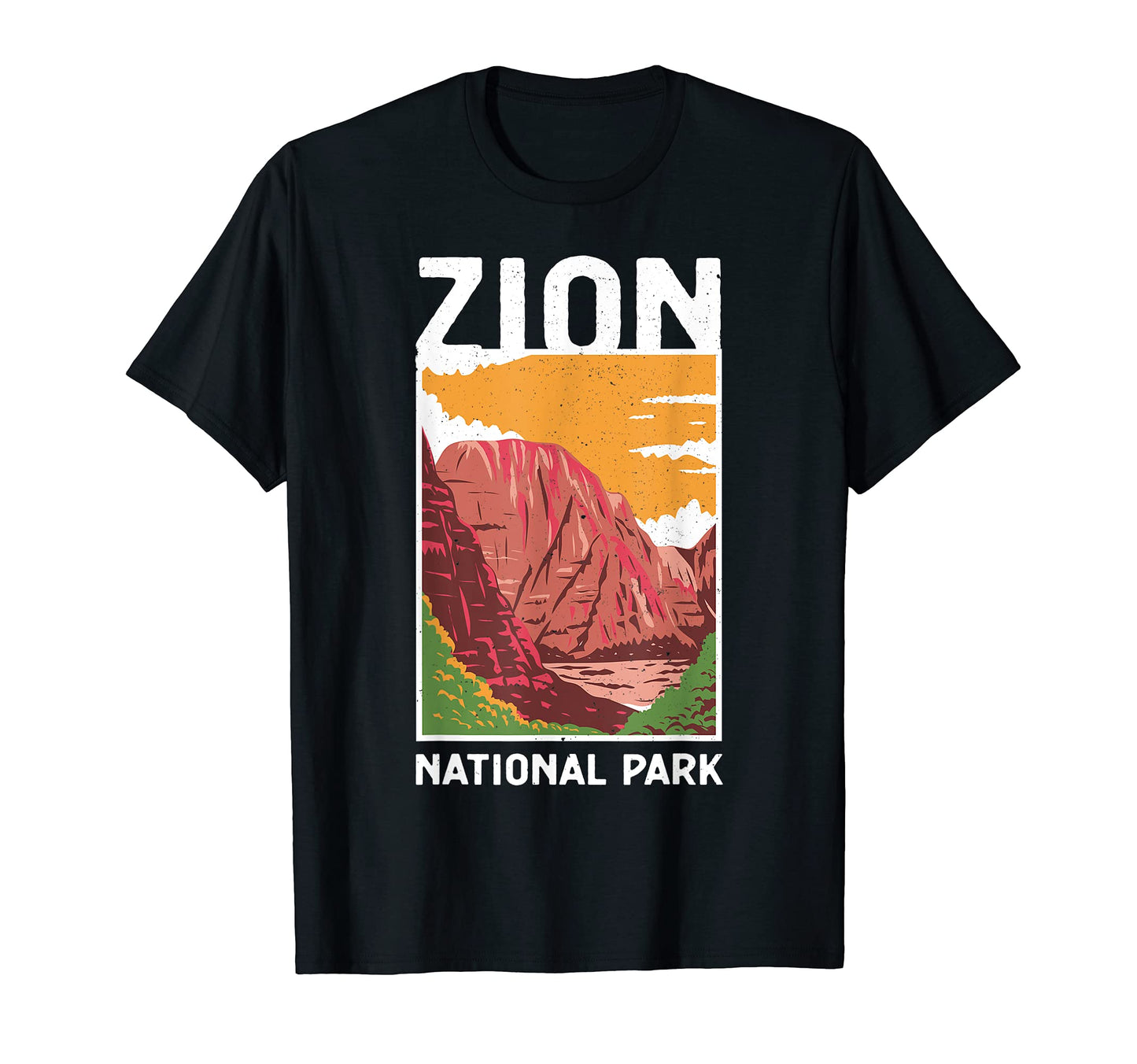 Zion National Park Outdoor Camping Hike T-Shirt - Graphic Print Unisex - T-Shirt, Sweatshirt, Hoodie