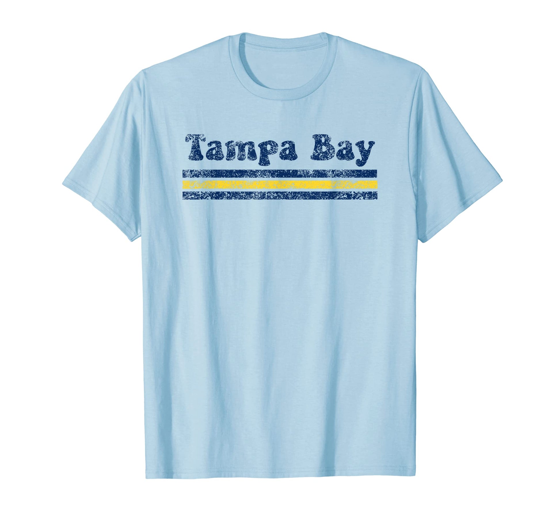 Tampa Bay Florida Weathered Stripe T-Shirt - Novelty Apparel Men Women - T-Shirt, Sweatshirt, Hoodie