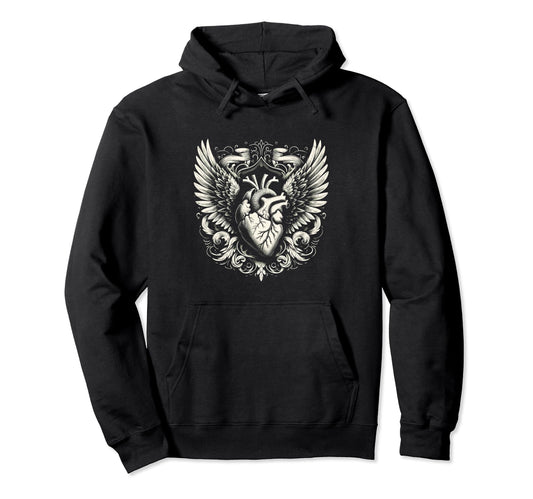 Aesthetic Y2K Alt Grunge Anatomical Hoodie - Minimalist Print Men Women - T-Shirt, Sweatshirt, Hoodie