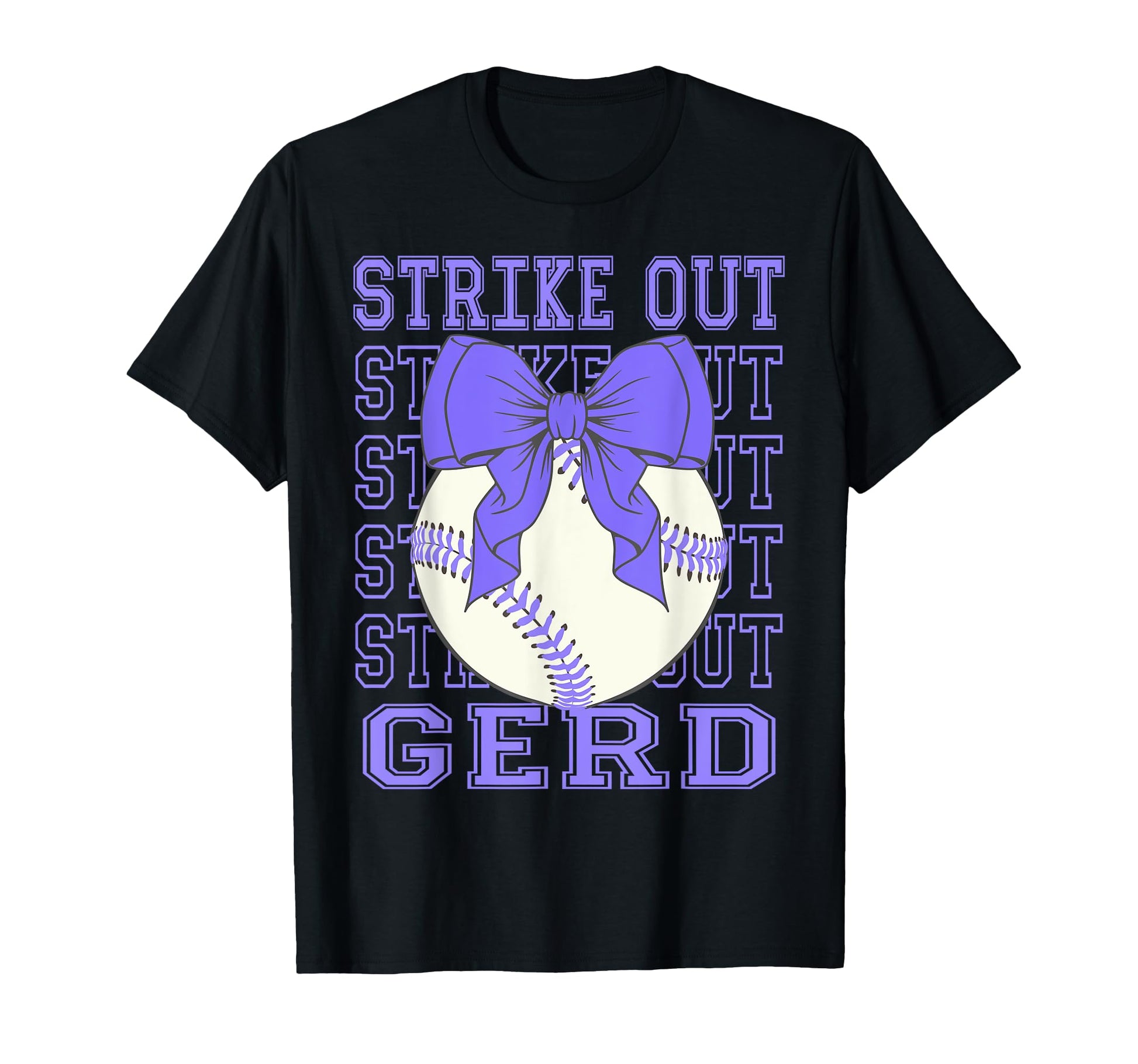 Gerd Awareness Periwinkle Coquette T-Shirt - Graphic Print Men Women - T-Shirt, Sweatshirt, Hoodie