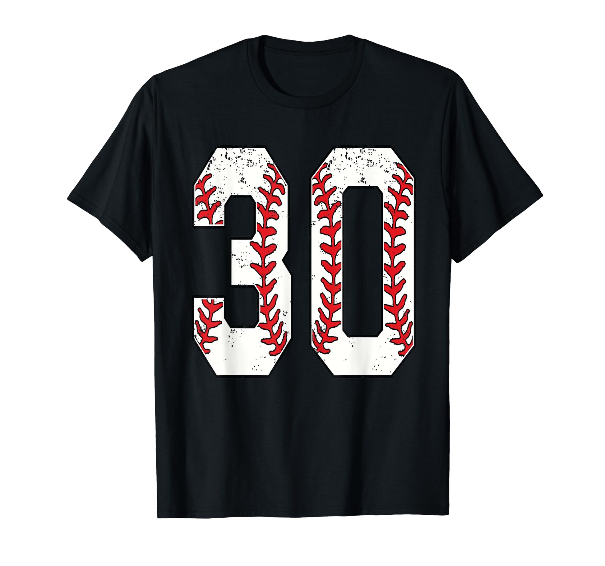 Number 30 Baseball 30 Jersey T-Shirt - Casual Everyday Wear Men Women - T-Shirt, Sweatshirt, Hoodie