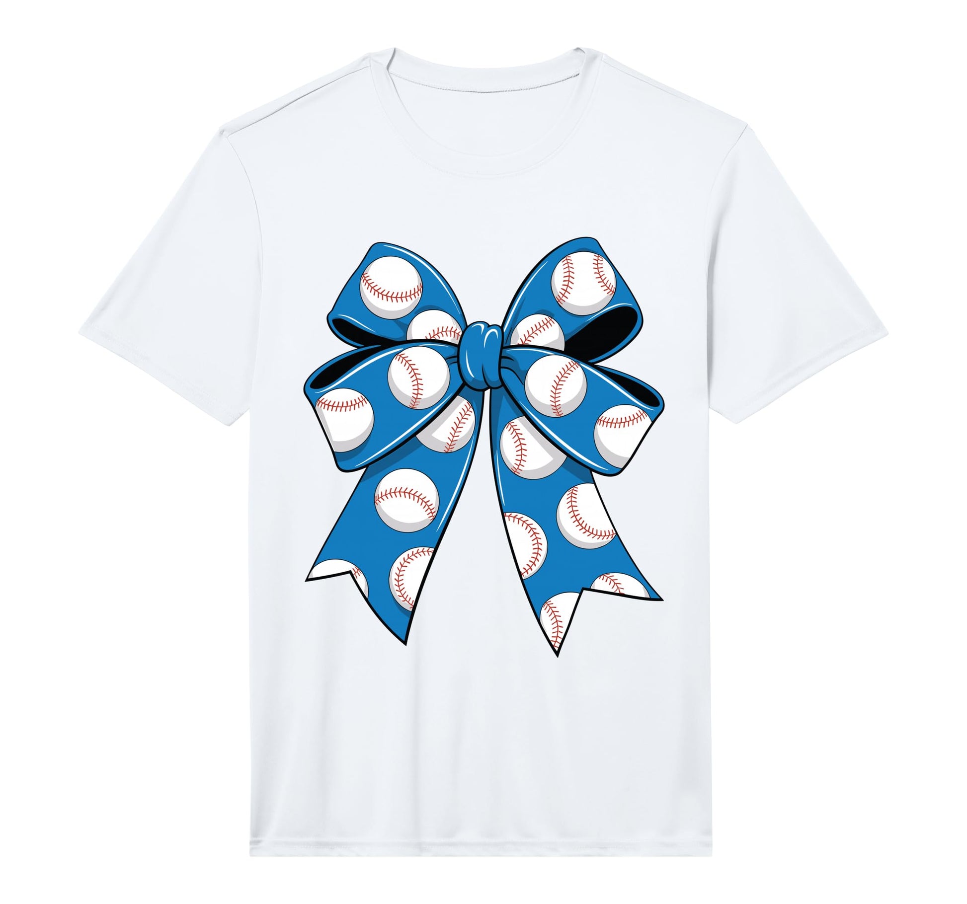 Baseball Coquette Bow Baseball Mom T-Shirt - Graphic Print Unisex - T-Shirt, Sweatshirt, Hoodie