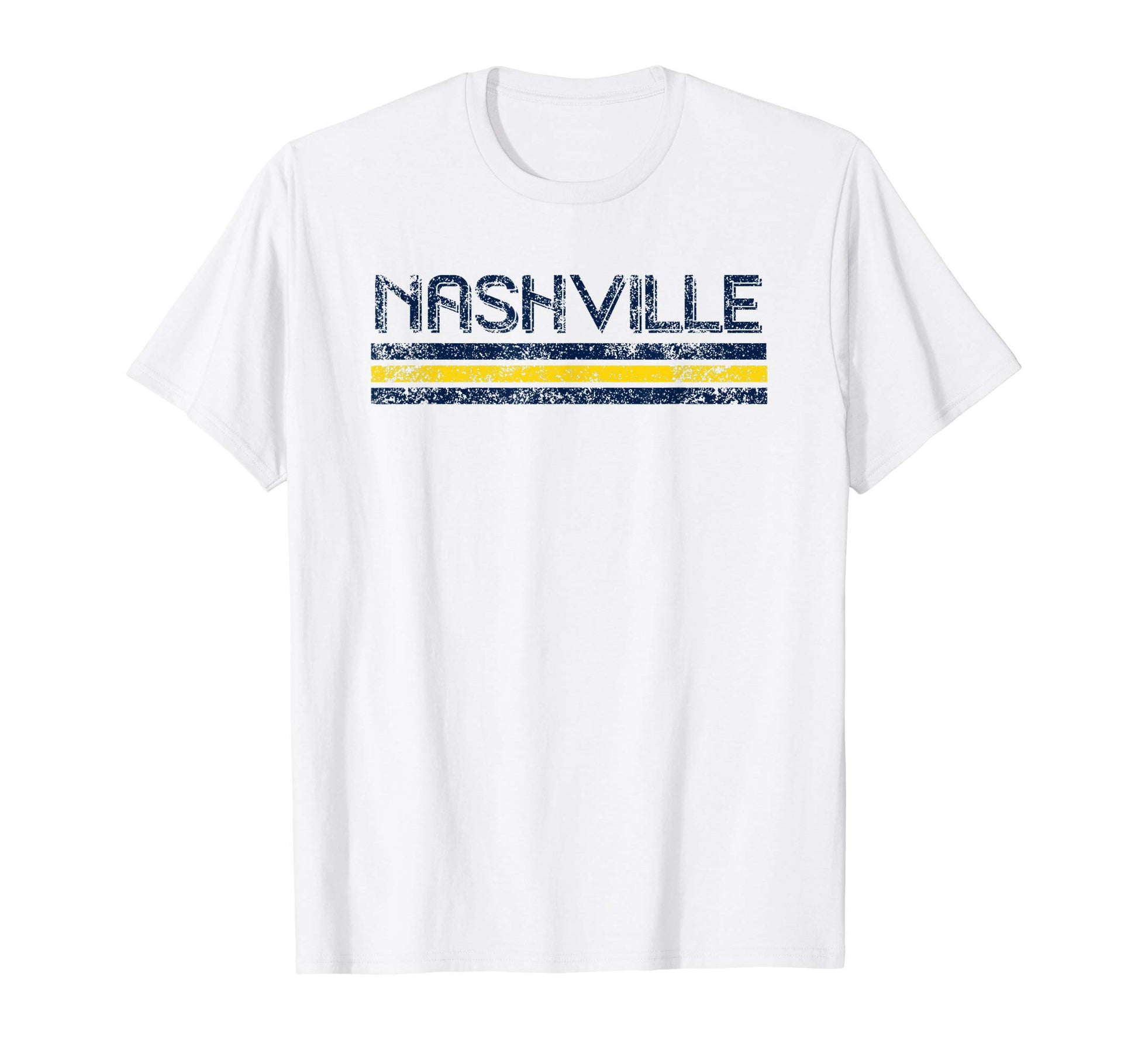 Nashville Tennessee Weathered Stripe T-Shirt - Minimalist Print Men Women - T-Shirt, Sweatshirt, Hoodie