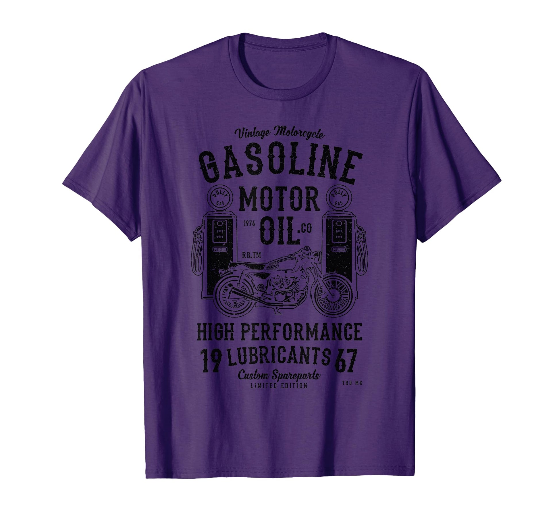 Motorcycle Gasoline Motor Oil Garage T-Shirt - Streetwear Style Unisex - T-Shirt, Sweatshirt, Hoodie