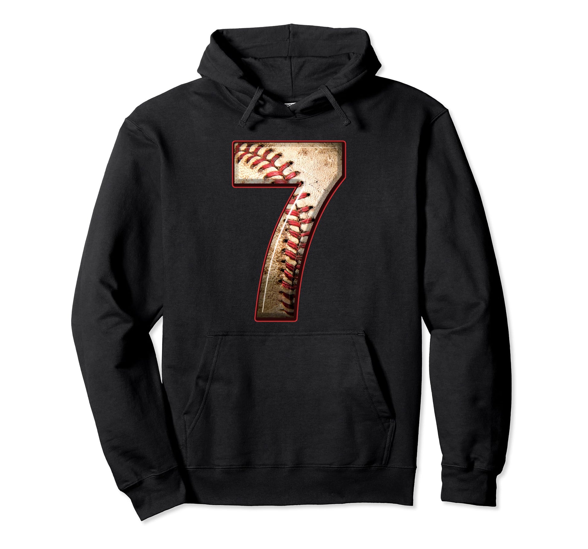 7Th Birthday Party Seven 7 Year Old Hoodie - Minimalist Print Unisex - T-Shirt, Sweatshirt, Hoodie