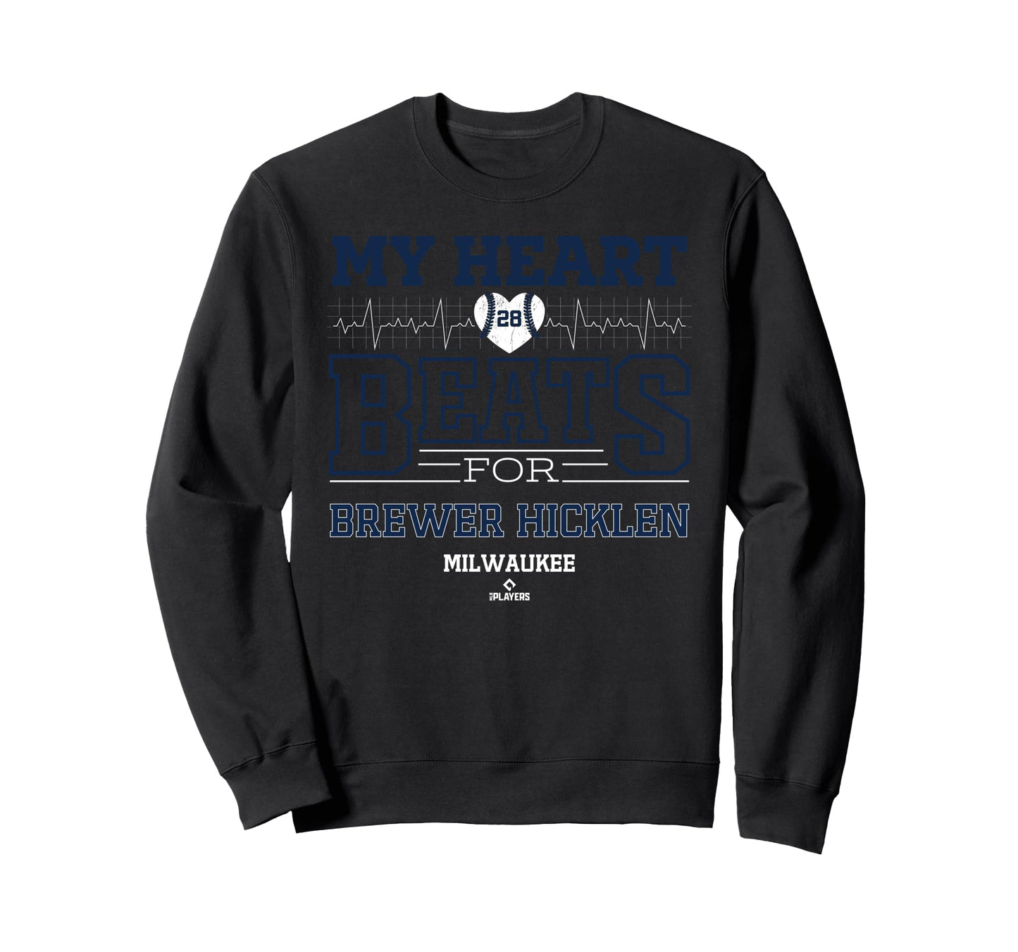 My Heart Beats Brewer Hicklen Sweatshirt - Unique Graphic Men Women - T-Shirt, Sweatshirt, Hoodie