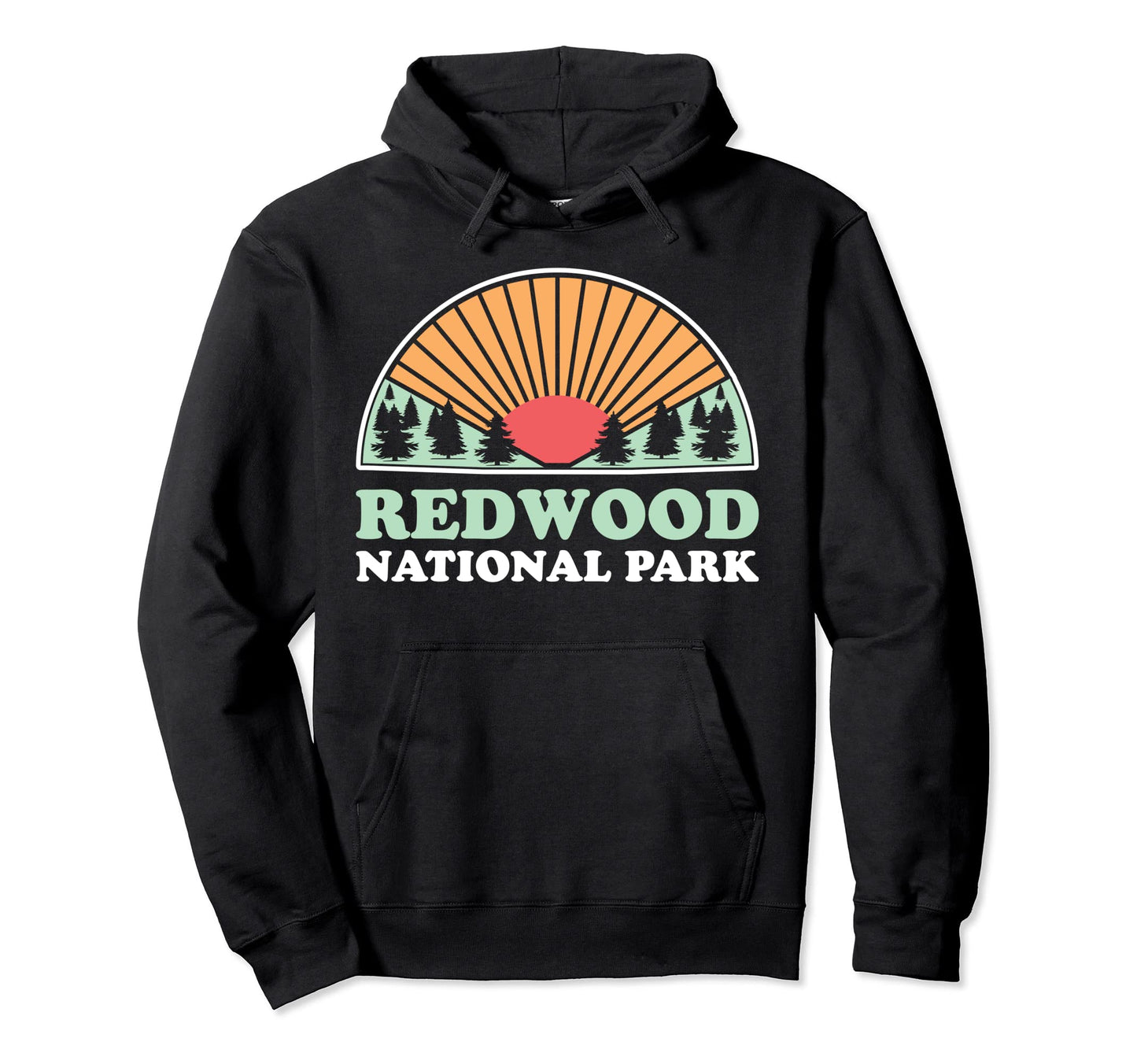 California Redwood National Park Hoodie - Unique Graphic Unisex - T-Shirt, Sweatshirt, Hoodie