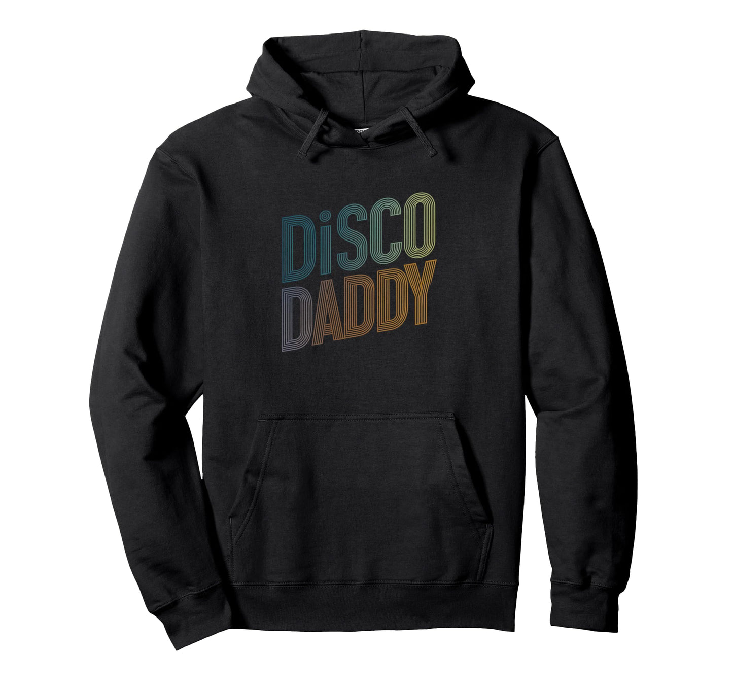 Disco Daddy Typography Hoodie - Aesthetic Graphic Men Women - T-Shirt, Sweatshirt, Hoodie
