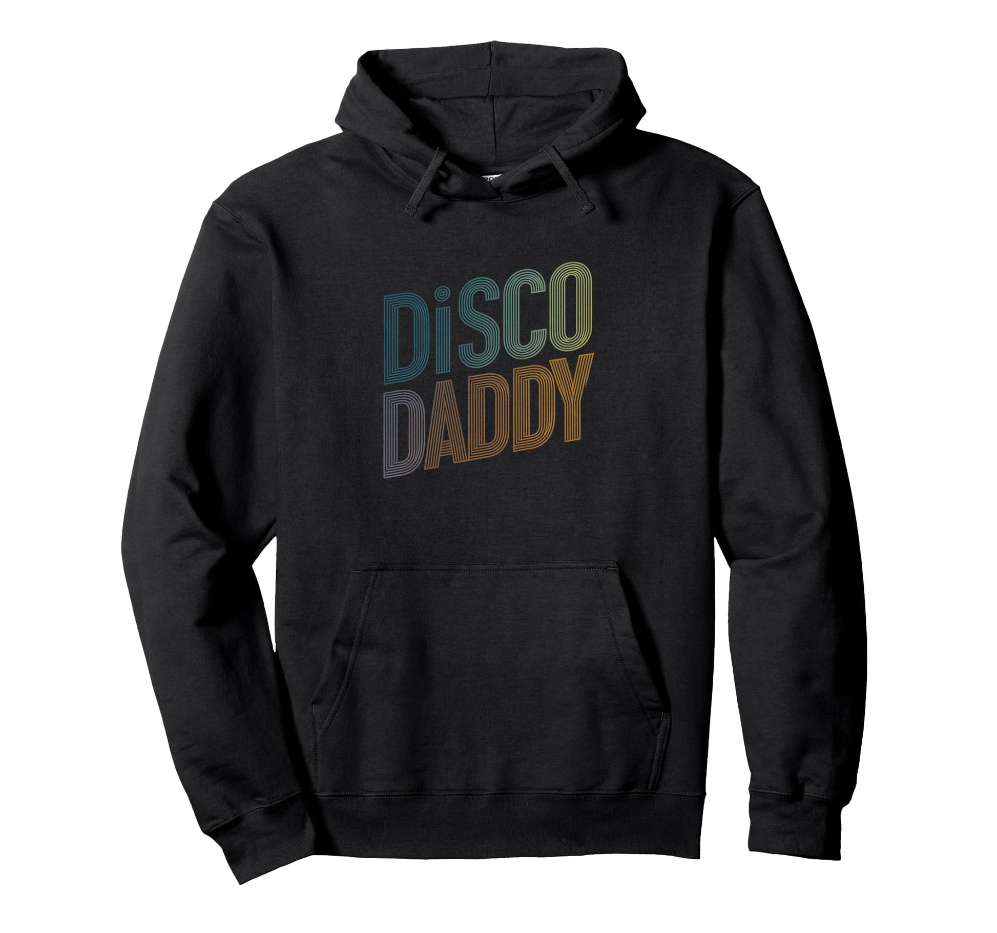 Disco Daddy Typography Hoodie - Aesthetic Graphic Men Women - T-Shirt, Sweatshirt, Hoodie