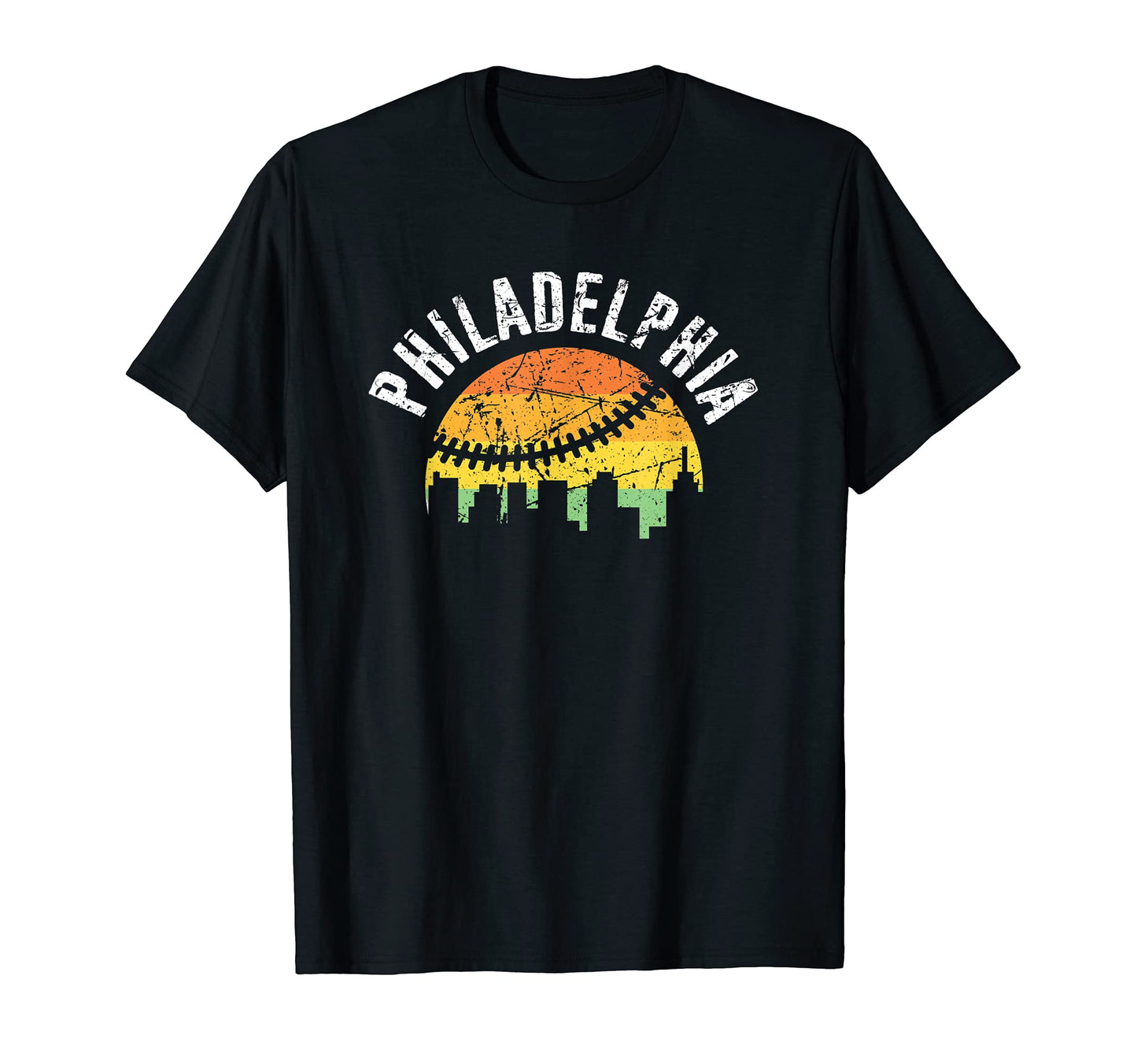 Philadelphia Baseball Skyline T-Shirt - Casual Everyday Wear for Adults - T-Shirt, Sweatshirt, Hoodie
