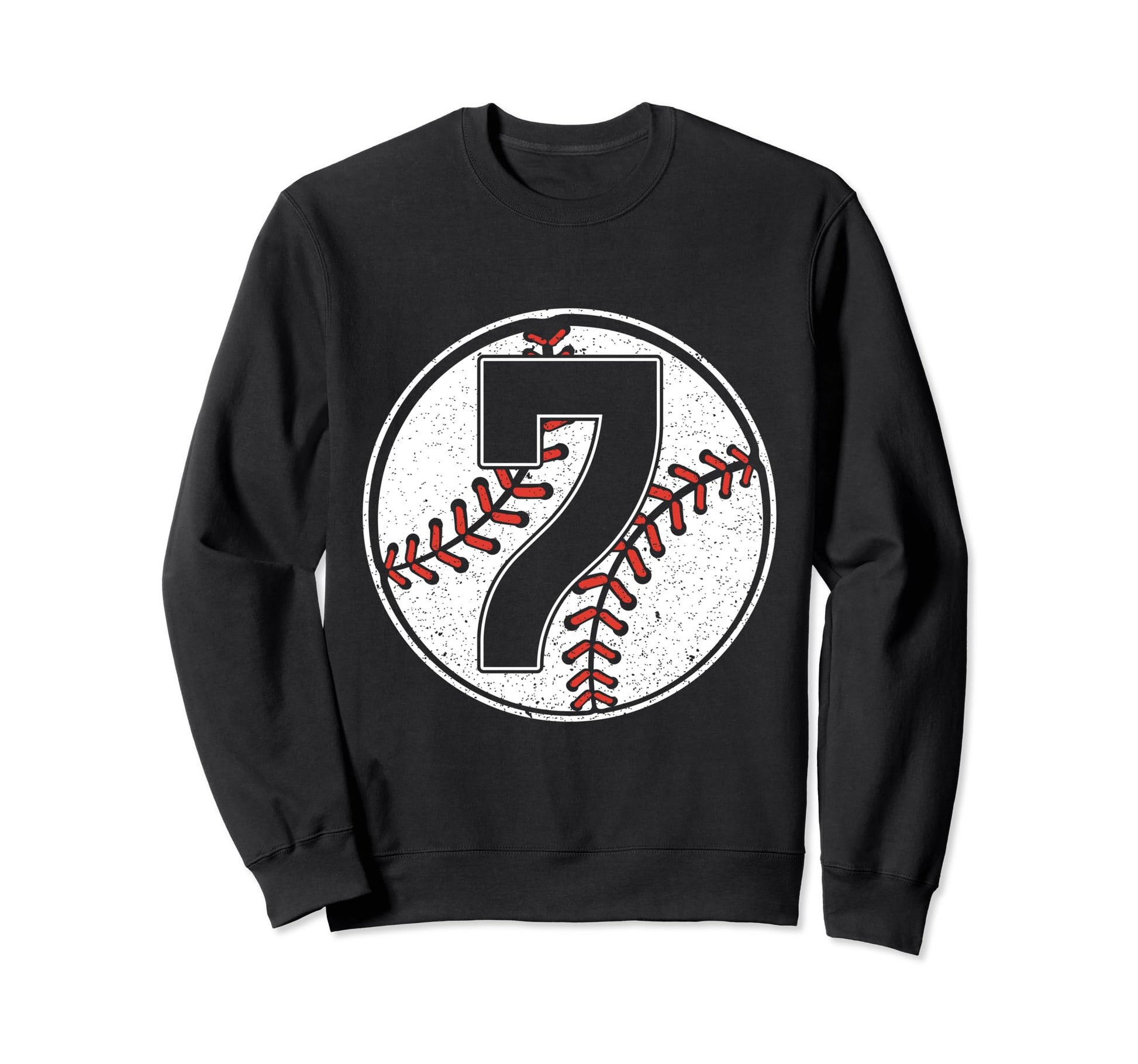Baseball Birthday 7Th Birthday Sweatshirt - Aesthetic Graphic Men Women - T-Shirt, Sweatshirt, Hoodie