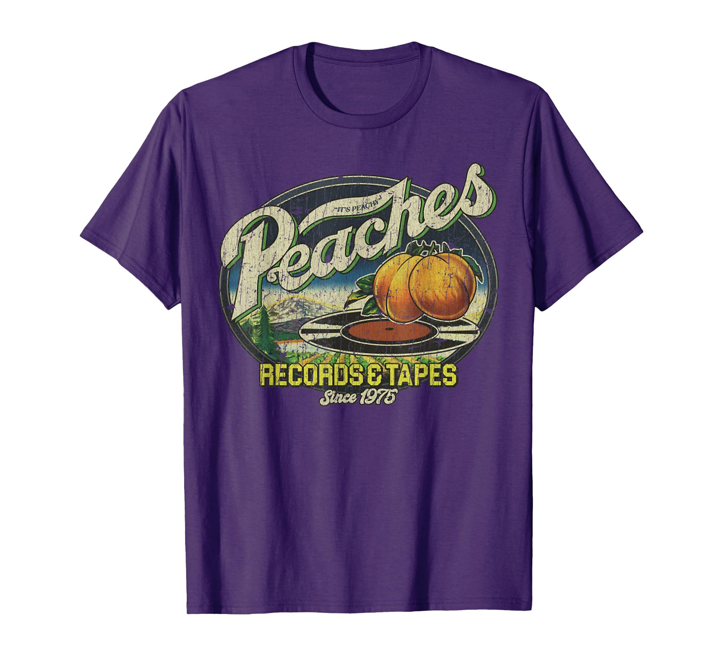 Peaches Records Tapes Vinyl Cd T-Shirt - Novelty Apparel Unisex - T-Shirt, Sweatshirt, Hoodie