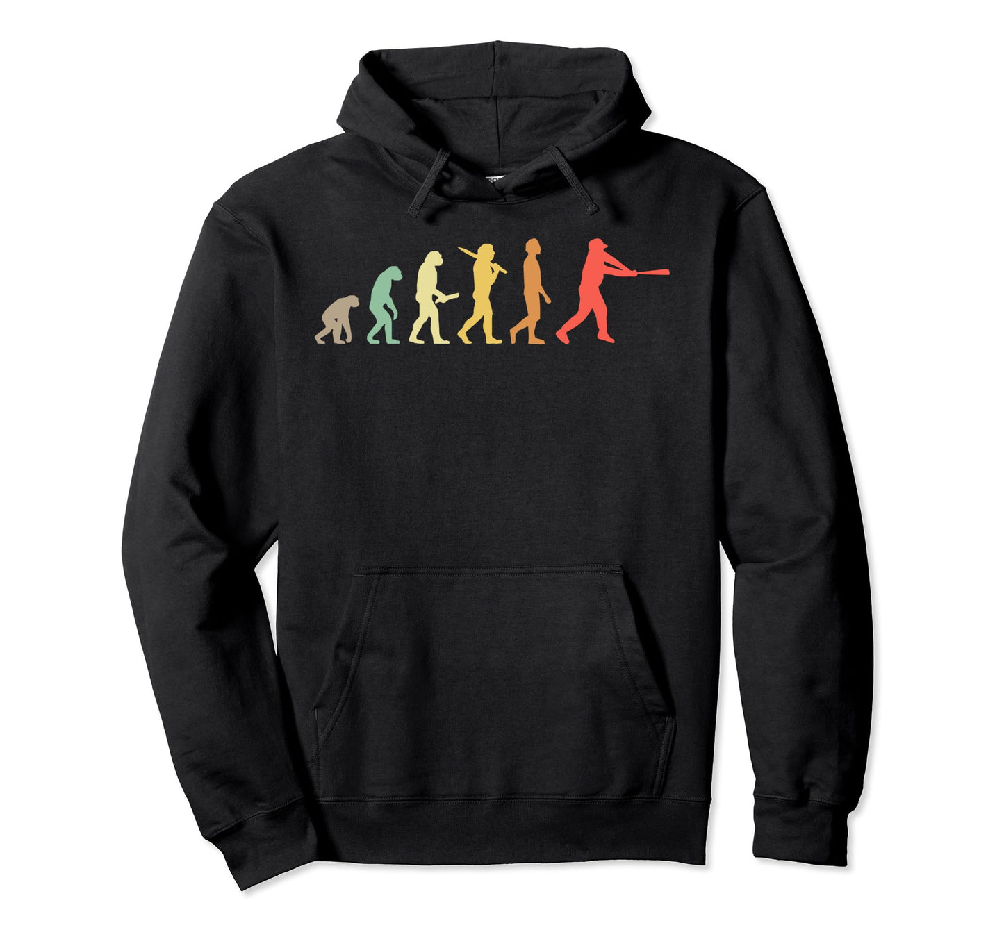 Baseball Evolution Gift Baseball Players Hoodie - Aesthetic Graphic Unisex - T-Shirt, Sweatshirt, Hoodie