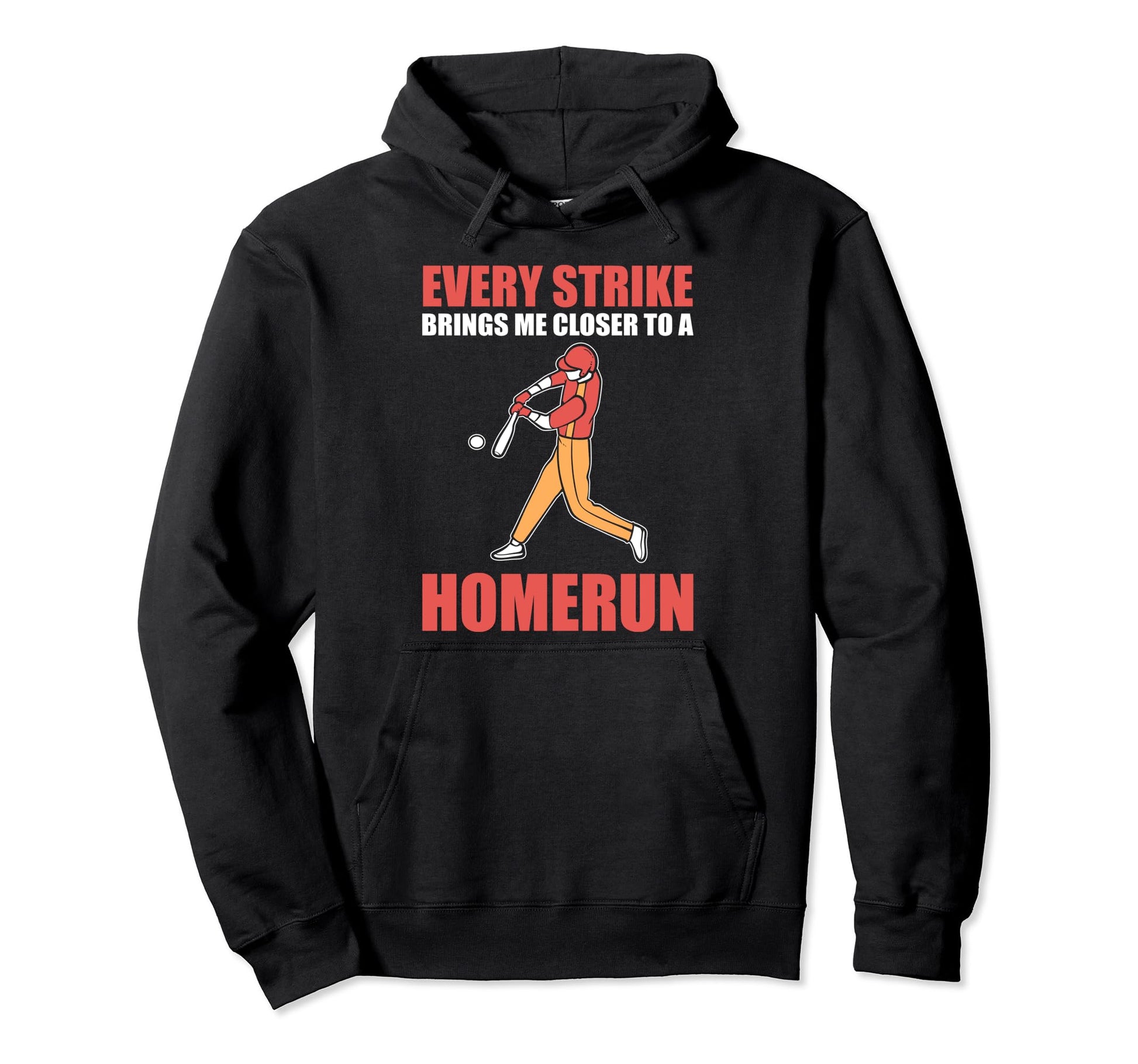 Funny Baseball Home Run Baseball Player Hoodie - Trendy Graphic Men Women - T-Shirt, Sweatshirt, Hoodie