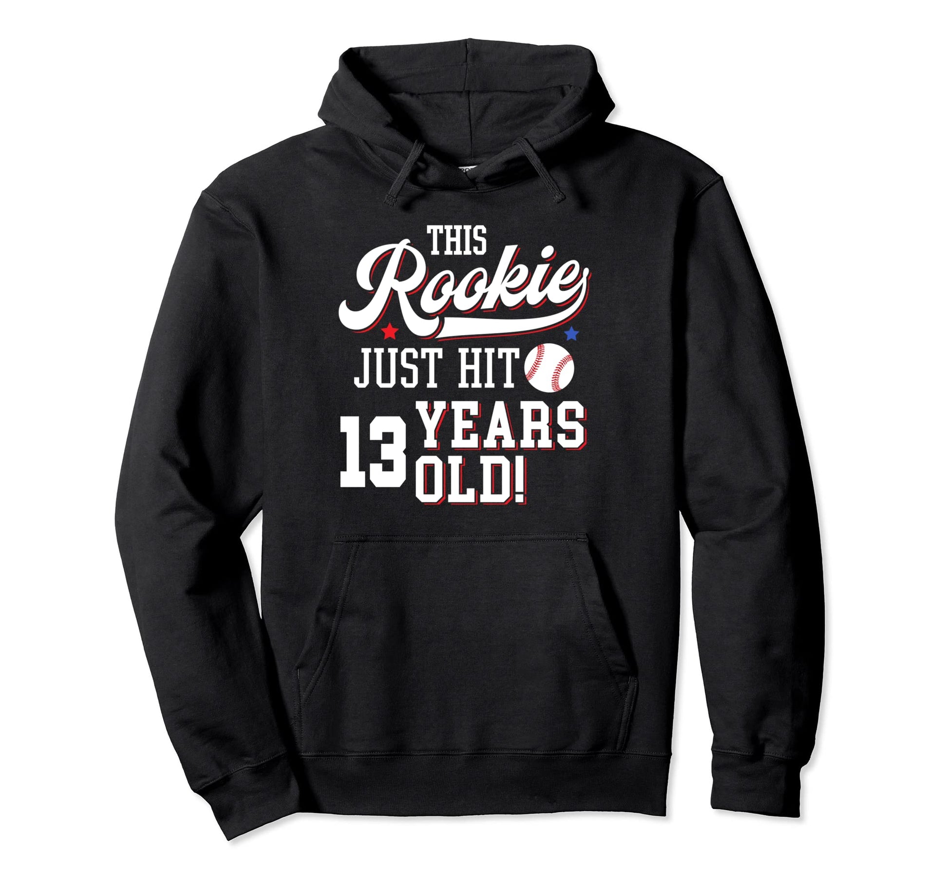 Baseball Birthday Party This Rookie Hoodie - Custom Art Print for Adults - T-Shirt, Sweatshirt, Hoodie