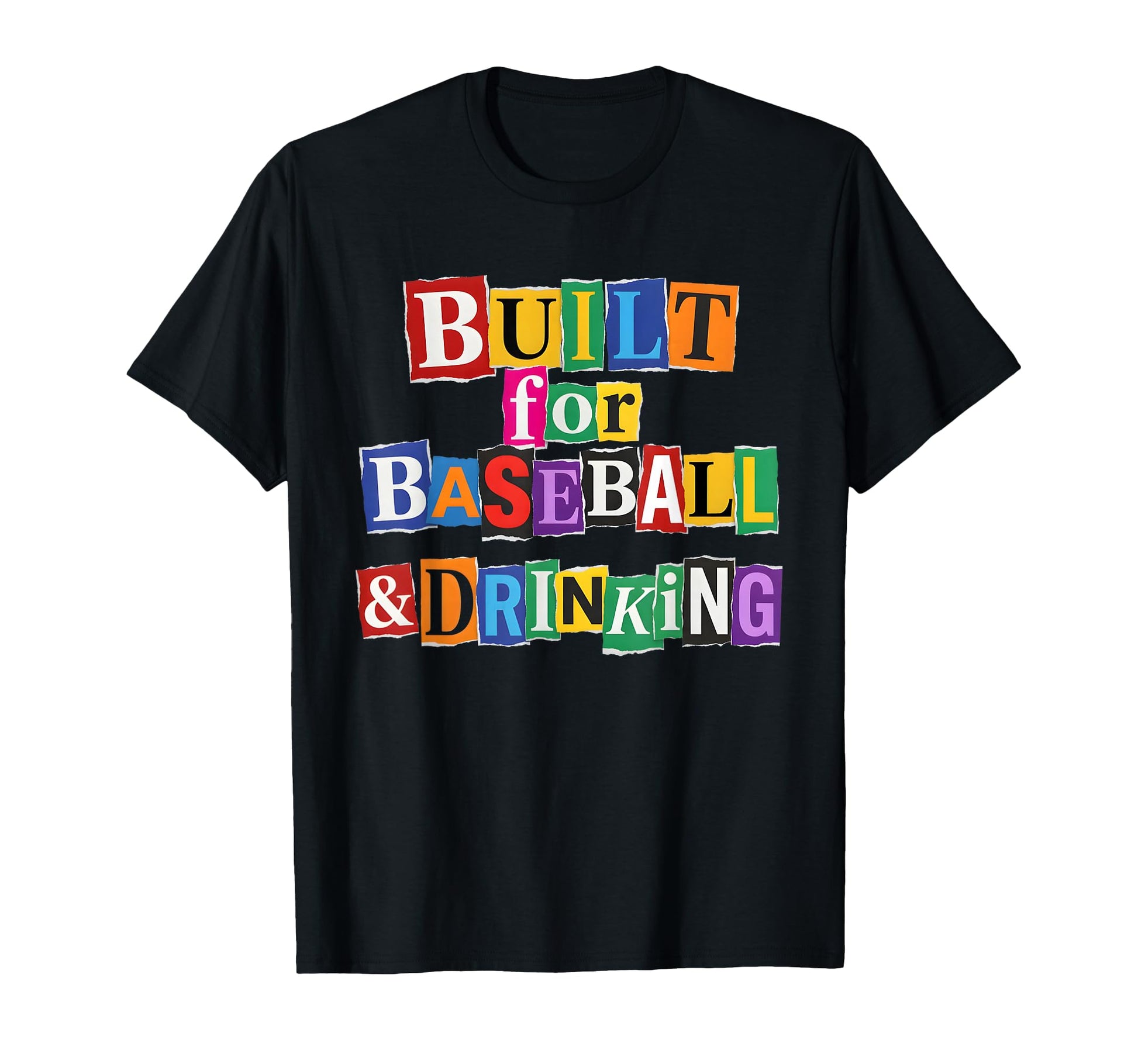 Built Baseball Drinking Funny Sports Fan T-Shirt - Trendy Graphic Men Women - T-Shirt, Sweatshirt, Hoodie