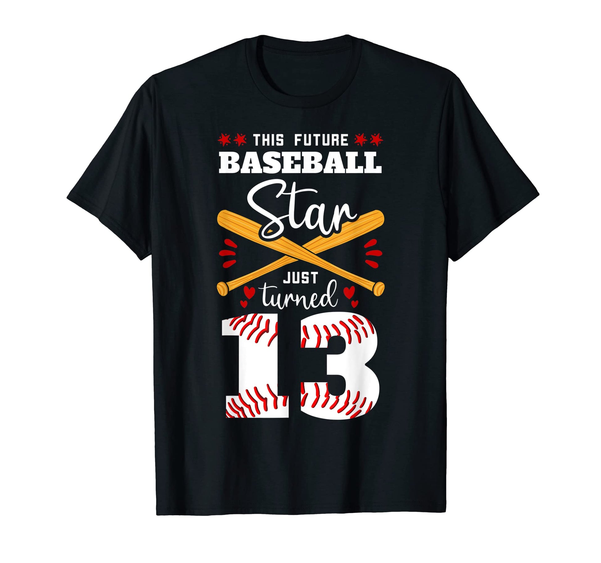This Future Baseball Star Just Turned T-Shirt - Graphic Print for Adults - T-Shirt, Sweatshirt, Hoodie