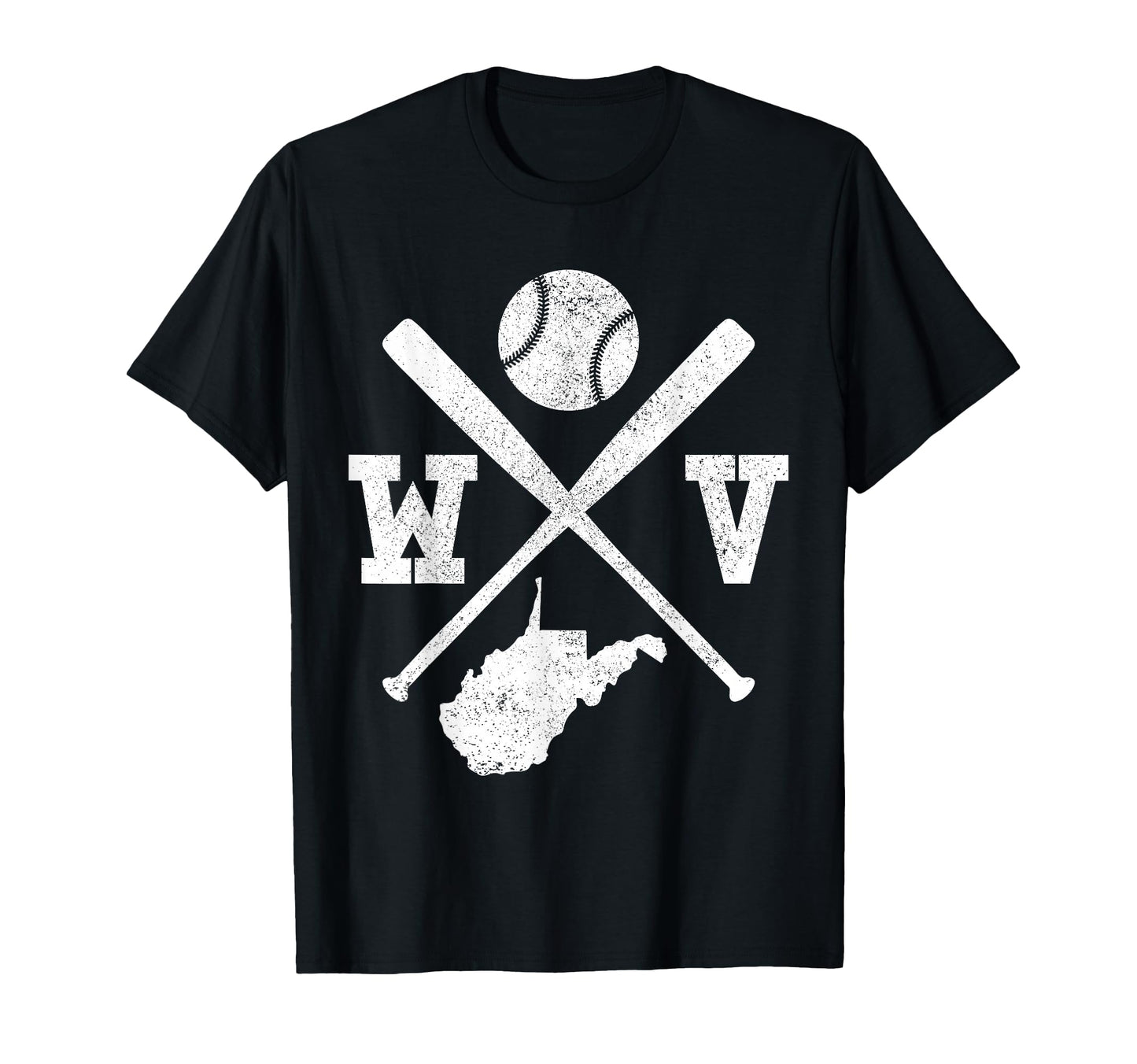 Wv Usa State Baseball Player West T-Shirt - Streetwear Style Men Women - T-Shirt, Sweatshirt, Hoodie