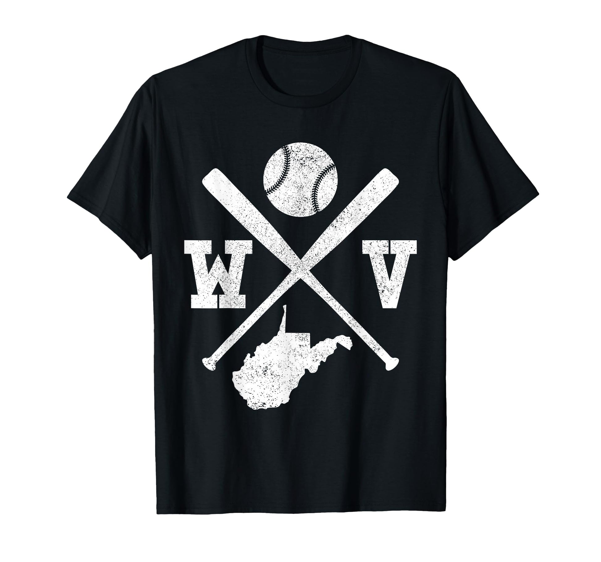 Wv Usa State Baseball Player West T-Shirt - Streetwear Style Men Women - T-Shirt, Sweatshirt, Hoodie
