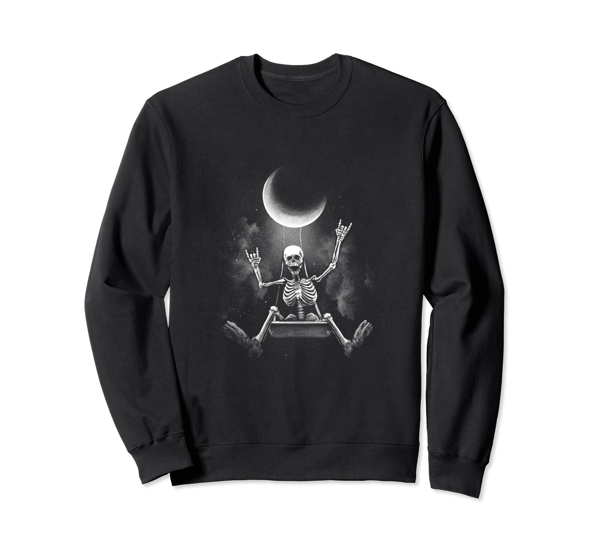 Downtown Aesthetic Swinging Sweatshirt - Streetwear Style for Adults - T-Shirt, Sweatshirt, Hoodie