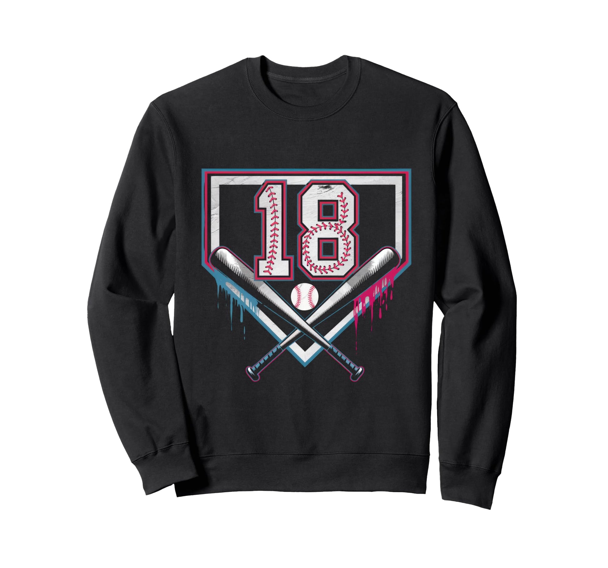 Sprinkle 18Th Birthday Baseball Sweatshirt - Streetwear Style for Adults - T-Shirt, Sweatshirt, Hoodie