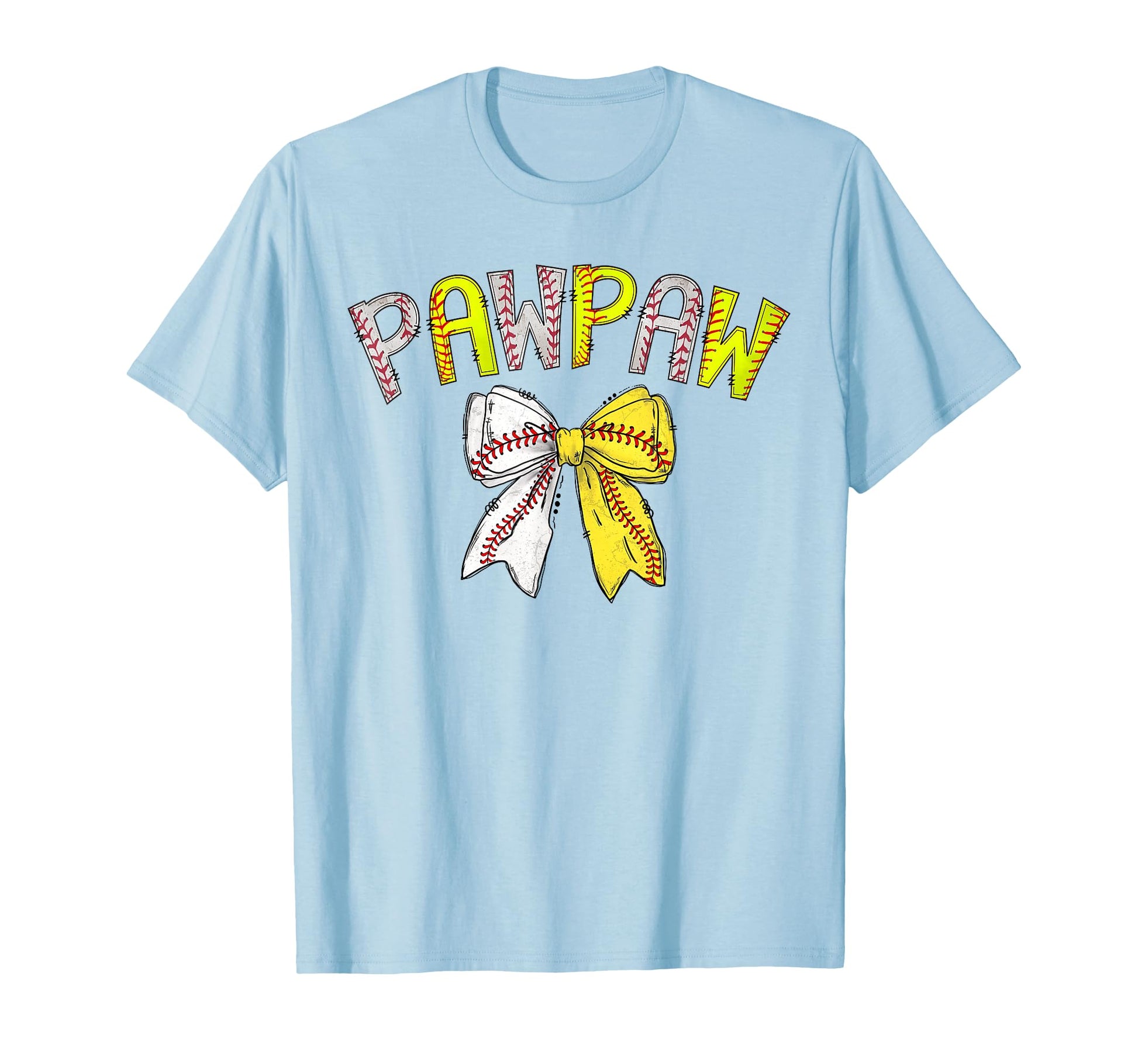 Pawpaw Both Half Baseball Softball T-Shirt - Novelty Apparel Unisex - T-Shirt, Sweatshirt, Hoodie