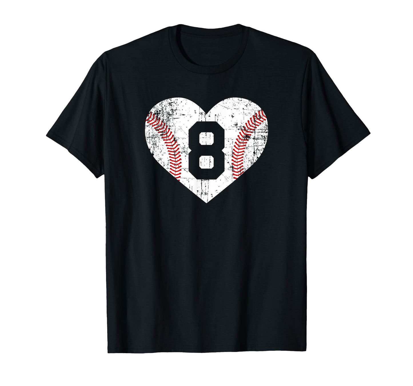 Baseball 8 Jersey Number T-Shirt - Streetwear Style Unisex - T-Shirt, Sweatshirt, Hoodie