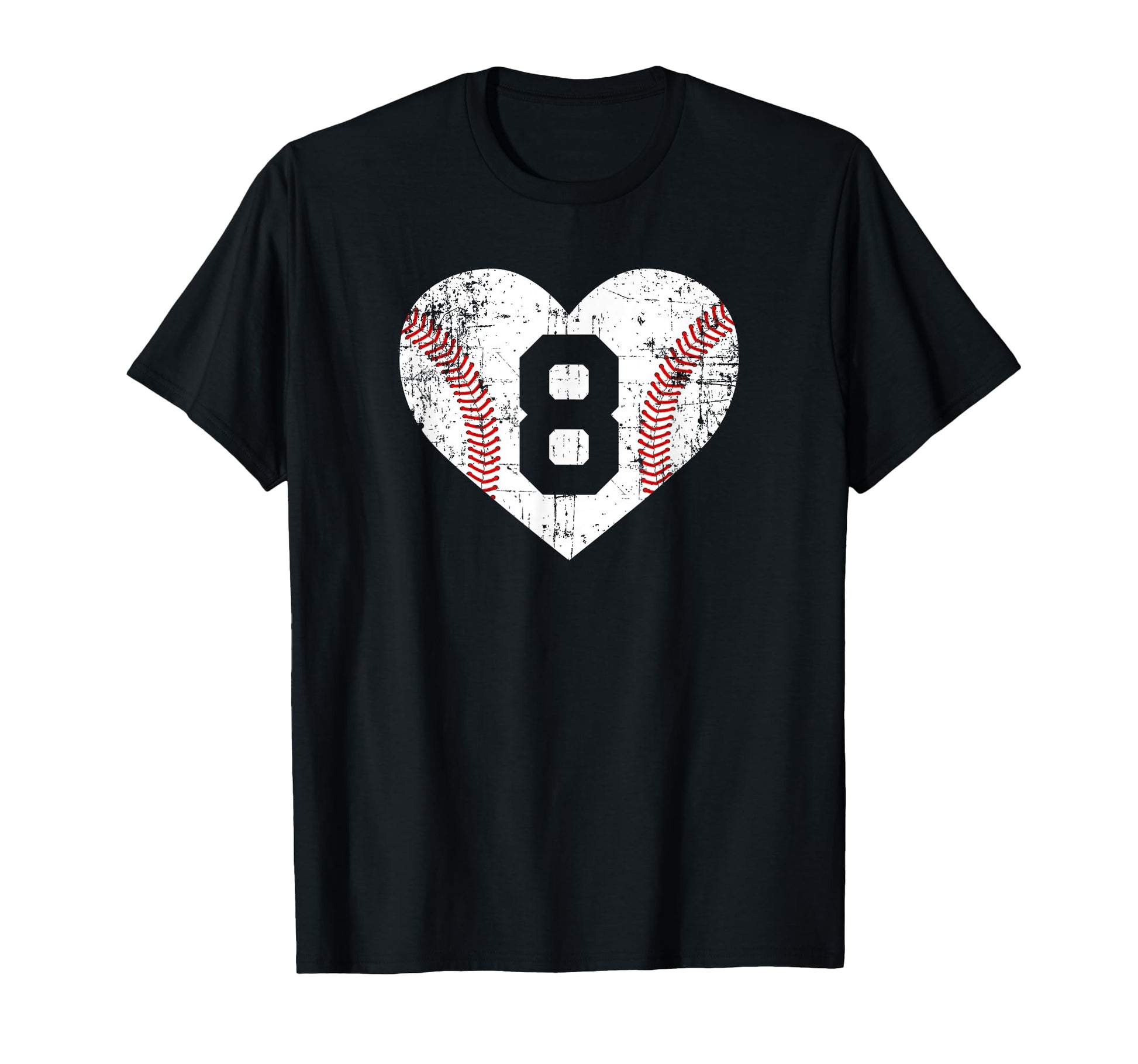 Baseball 8 Jersey Number T-Shirt - Streetwear Style Unisex - T-Shirt, Sweatshirt, Hoodie